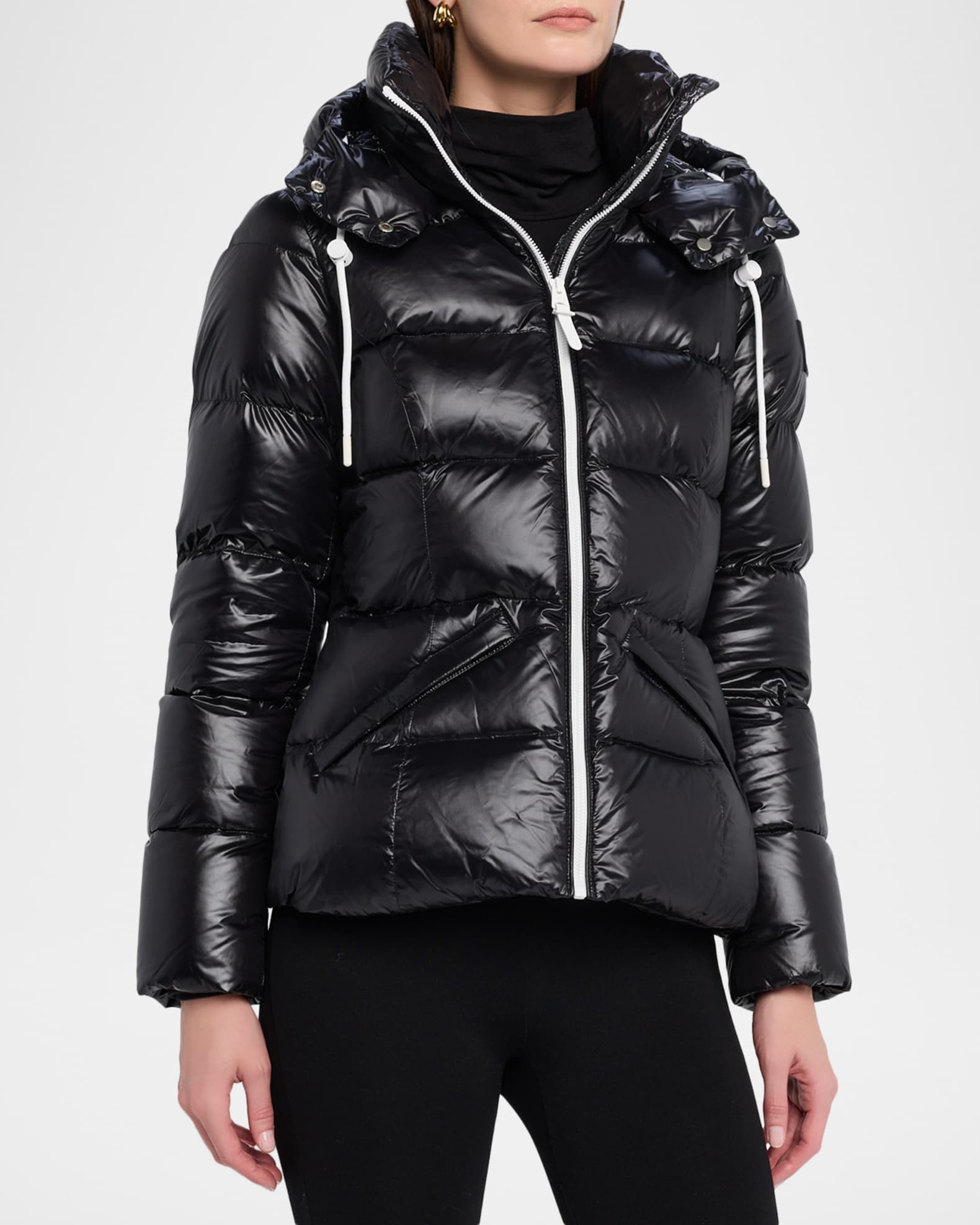 Mackage x Roller Rabbit Madalyn-RR Down Jacket with Removable Hood
