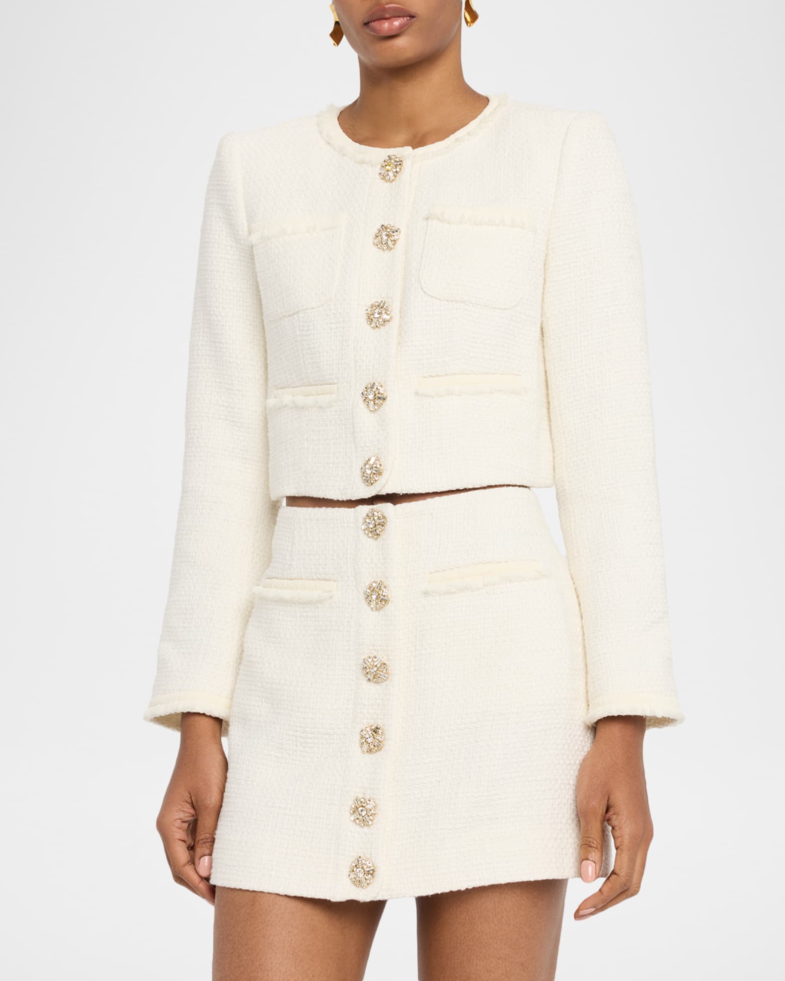 Linda Cropped Tweed Jacket