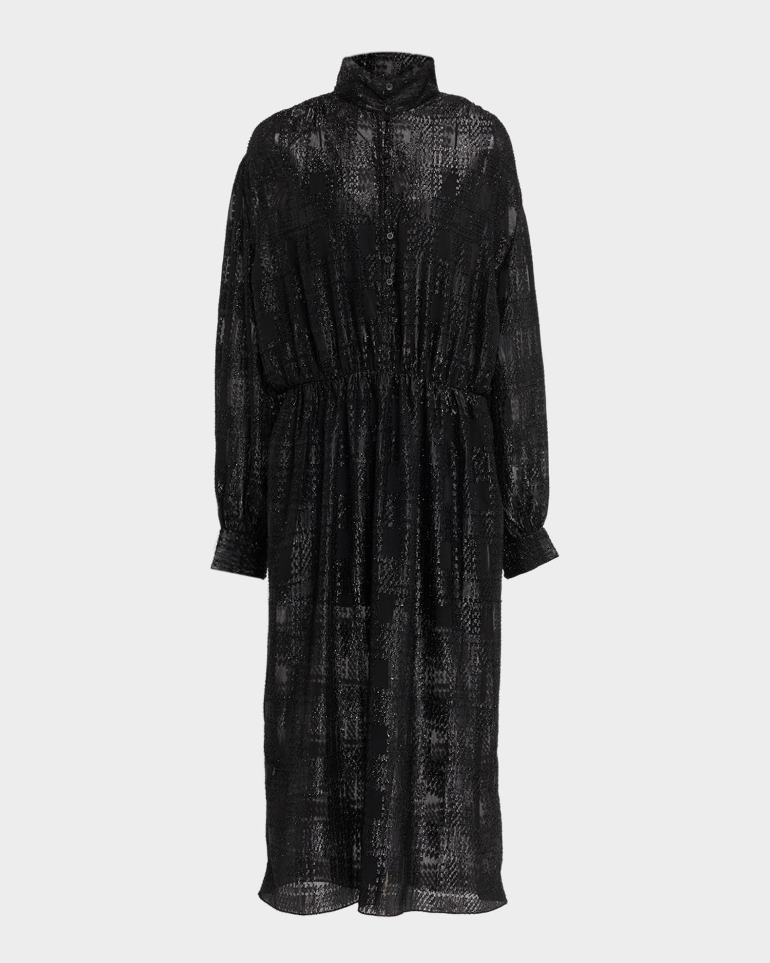 semi sheer shirt dress Semi-sheer Panelled Shirt Dress White