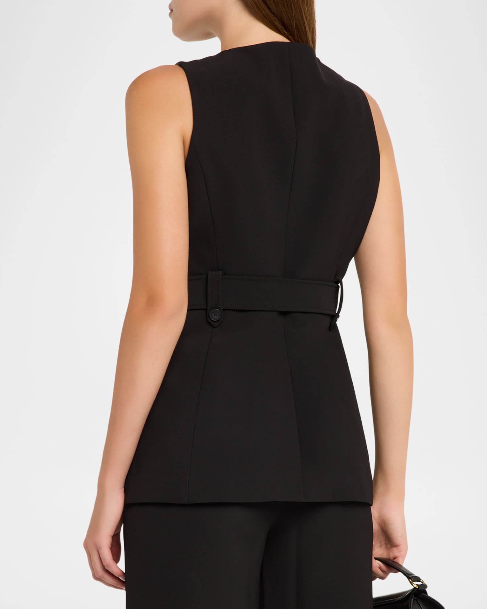 Veronica Beard Becker Tailored Utility Vest | Neiman Marcus