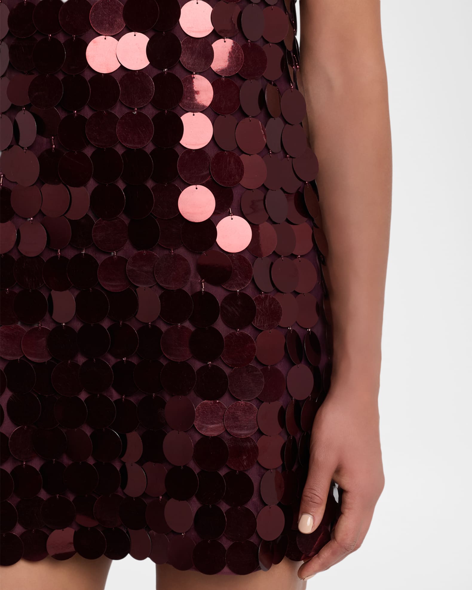Ramy Brook Roxana Sleeveless Paillette Mini Shift Dress | Neiman