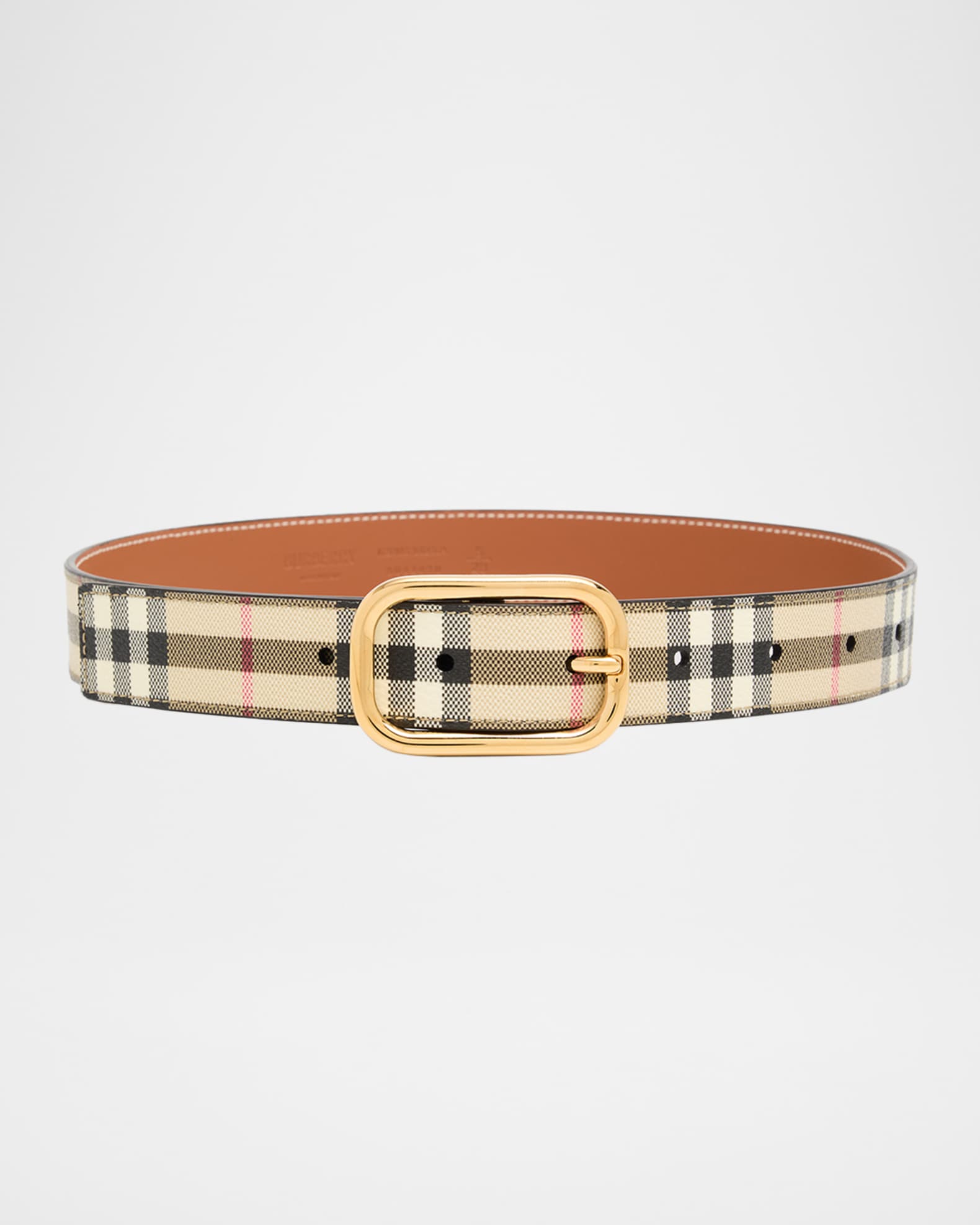Burberry Archive Check Belt | Neiman Marcus