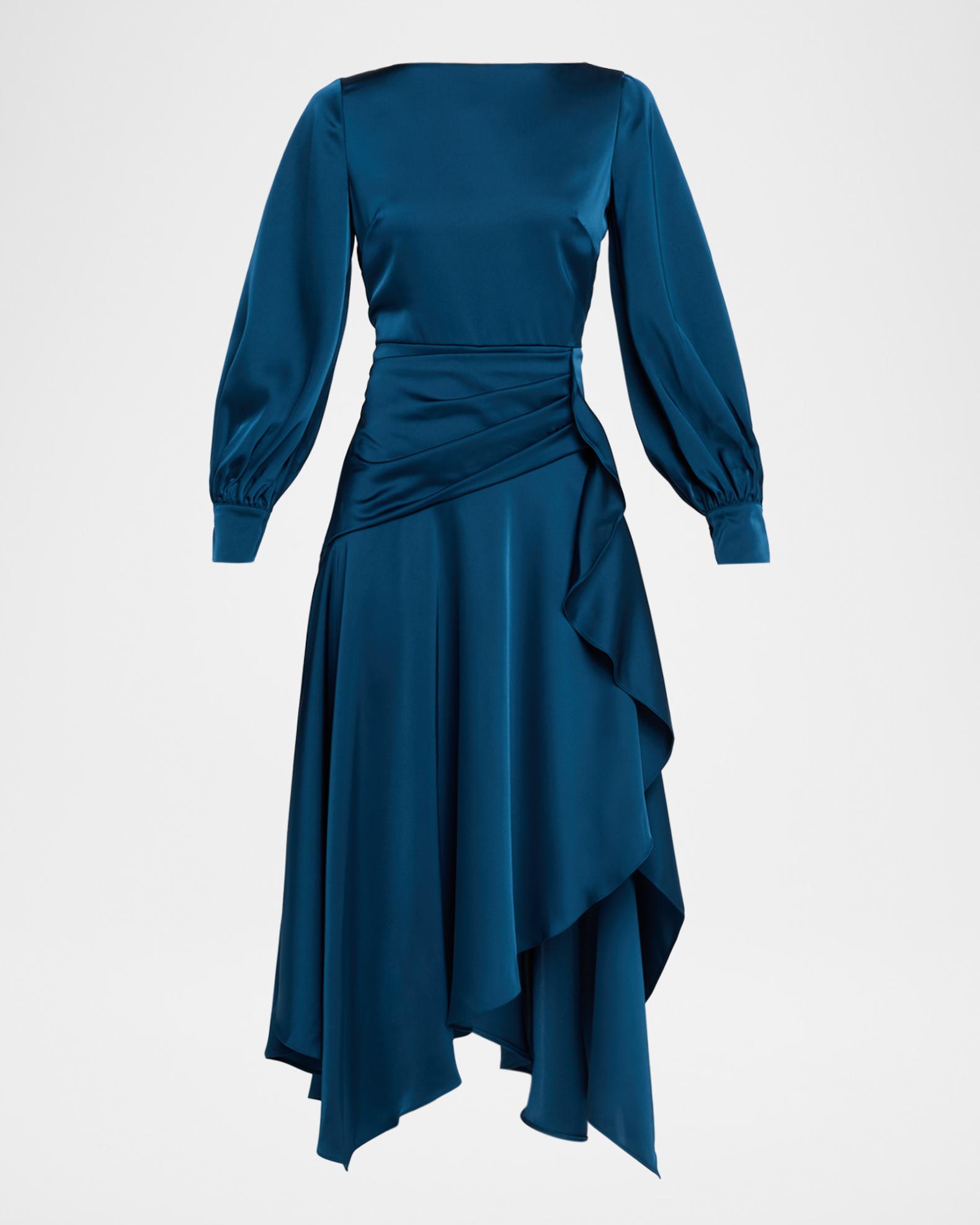 midi handkerchief dress Handkerchief Hem Denim Midi Dress  South Moon Under