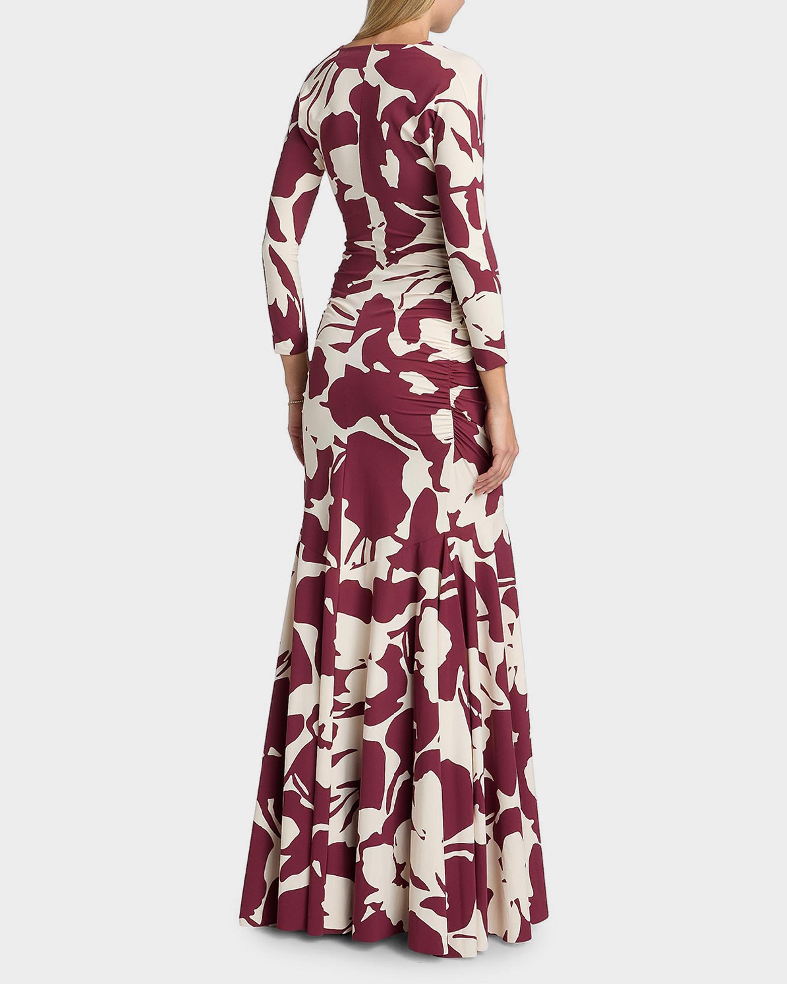 Chiara Boni La Petite Robe Riensen Floral-Print Mermaid Gown | Neiman ...