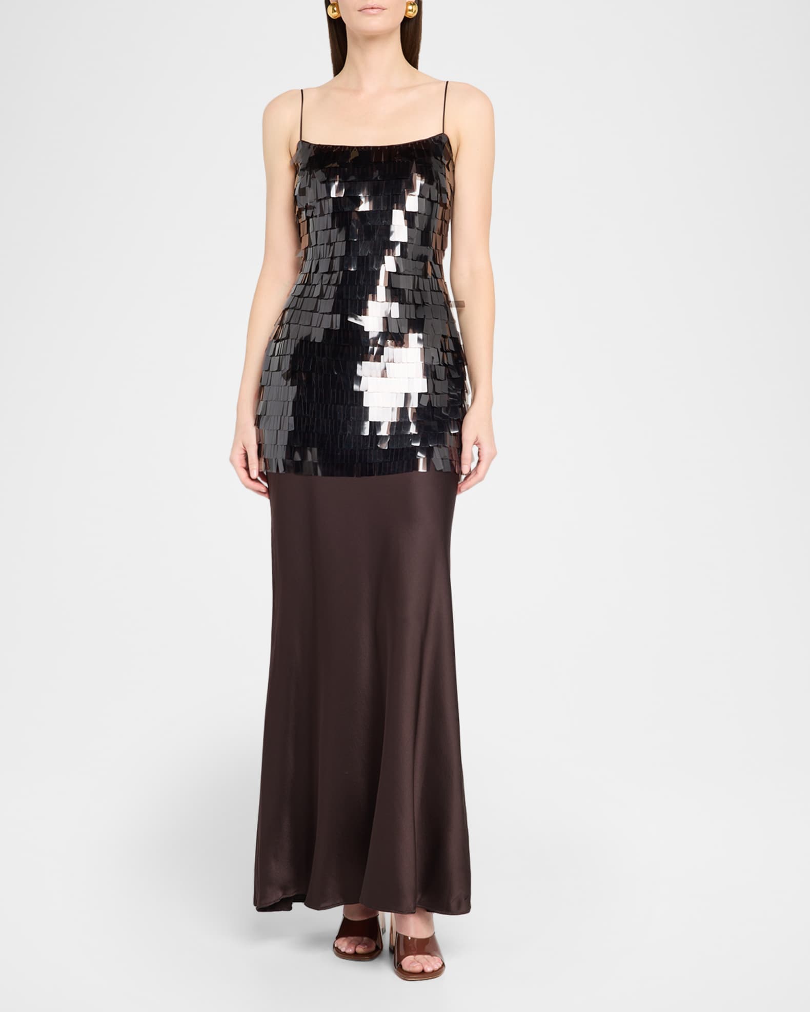 STAUD, Mesa Dress in Earth, Size 4