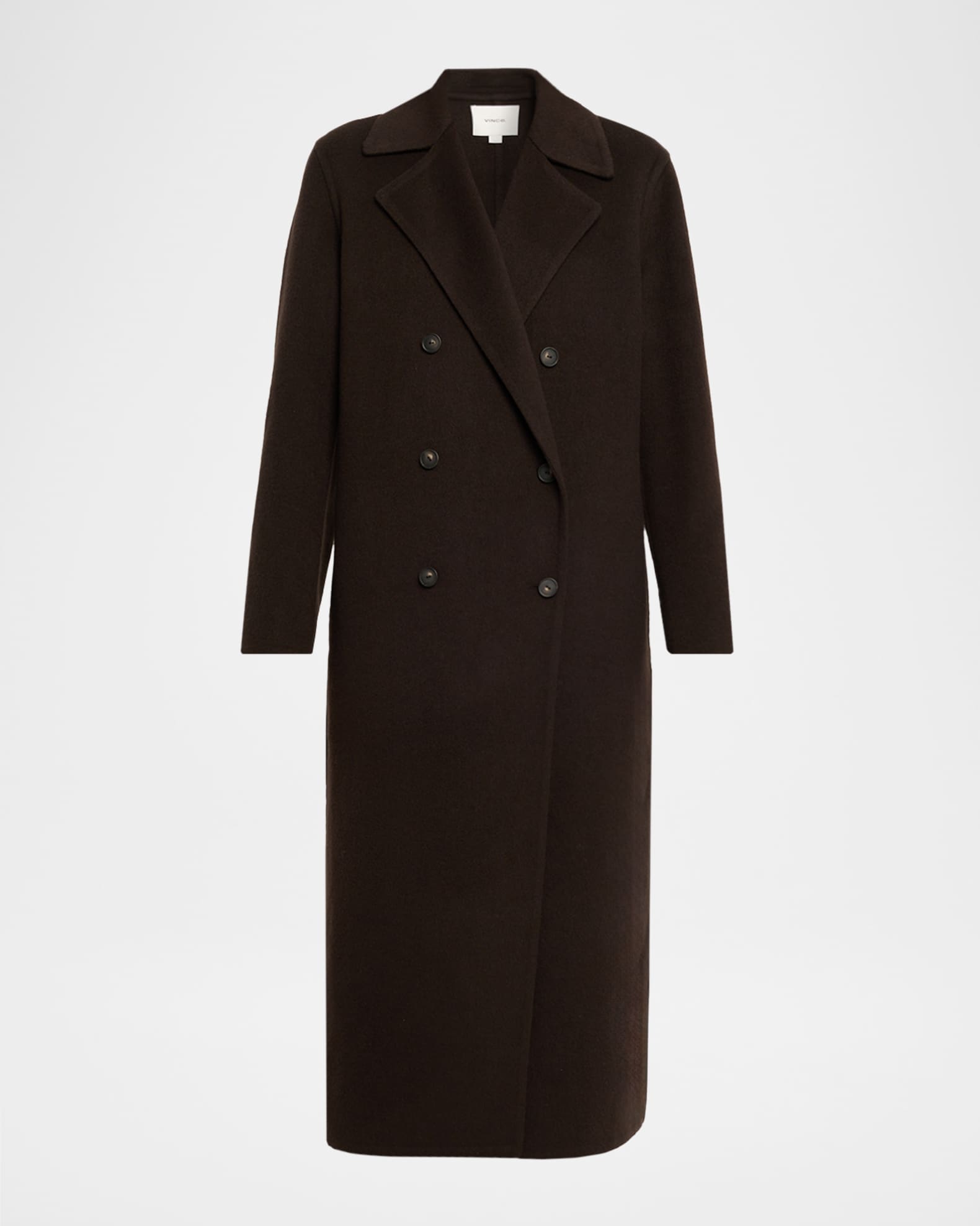 Vince Cashmere-Blend Double-Breasted Coat | Neiman Marcus