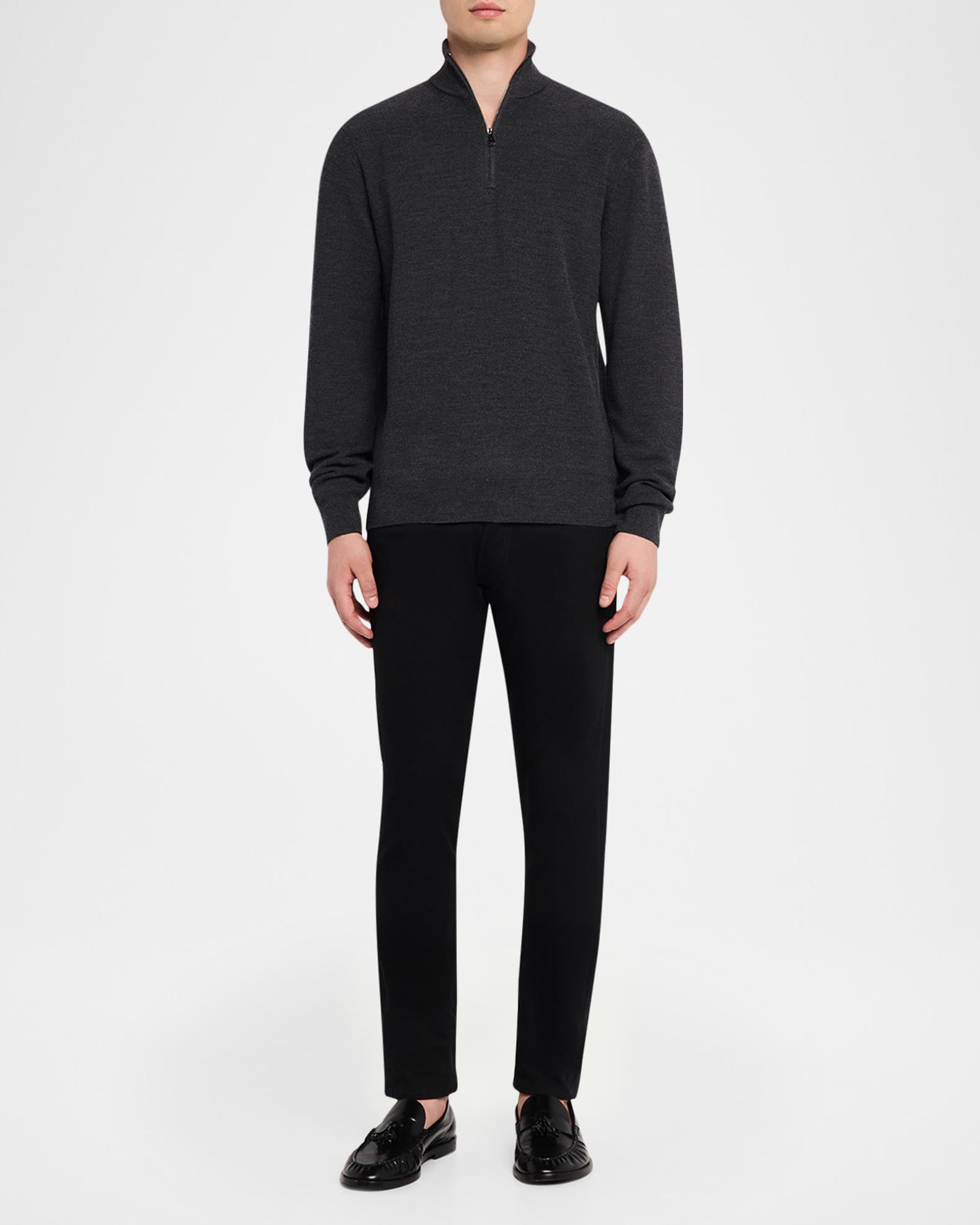 Ralph Lauren Purple Label Men's Wool Knit Half-Zip Sweater