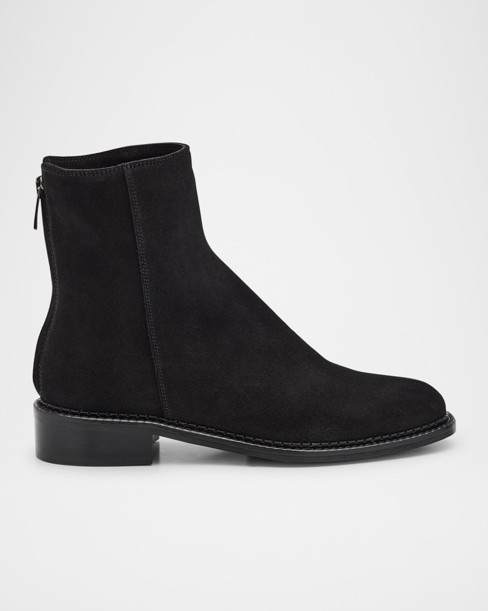 La Canadienne Selina Waterproof Suede Booties | Neiman Marcus
