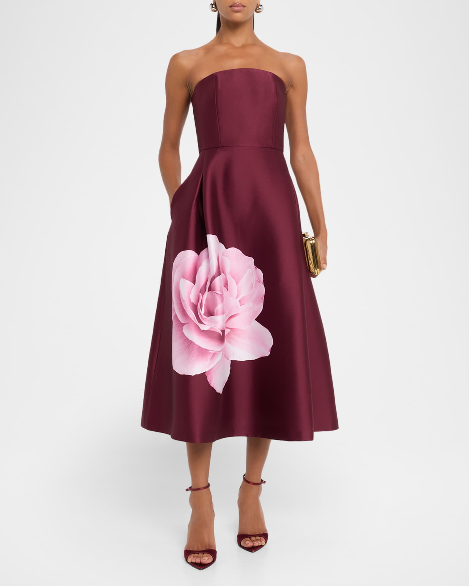 Sachin & Babi Shay Dress - Bordeaux Esperance - Size 14