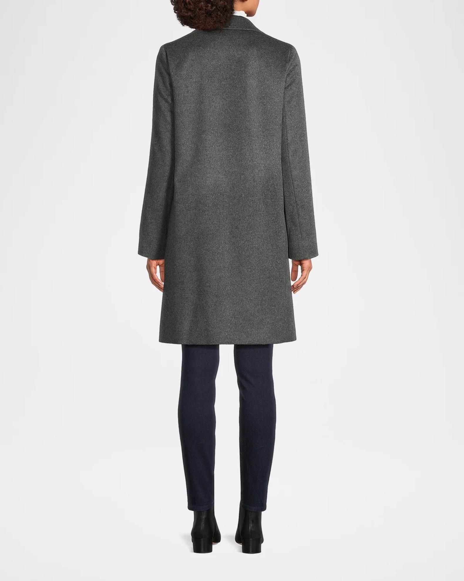 Cinzia Rocca Icons Wool-Cashmere Mid-Length Coat | Neiman Marcus
