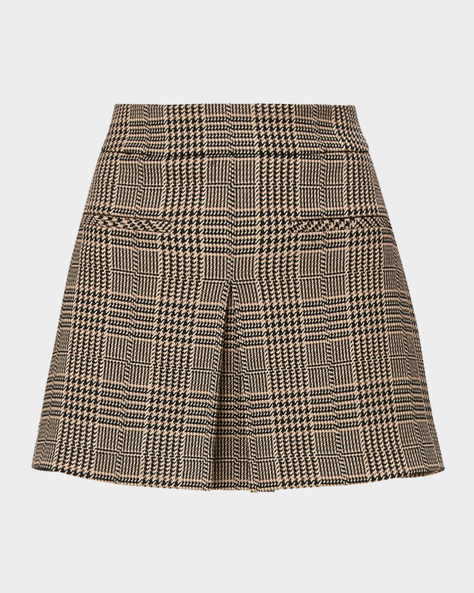 Veronica Beard Pavaline Houndstooth Mini Skirt | Neiman Marcus