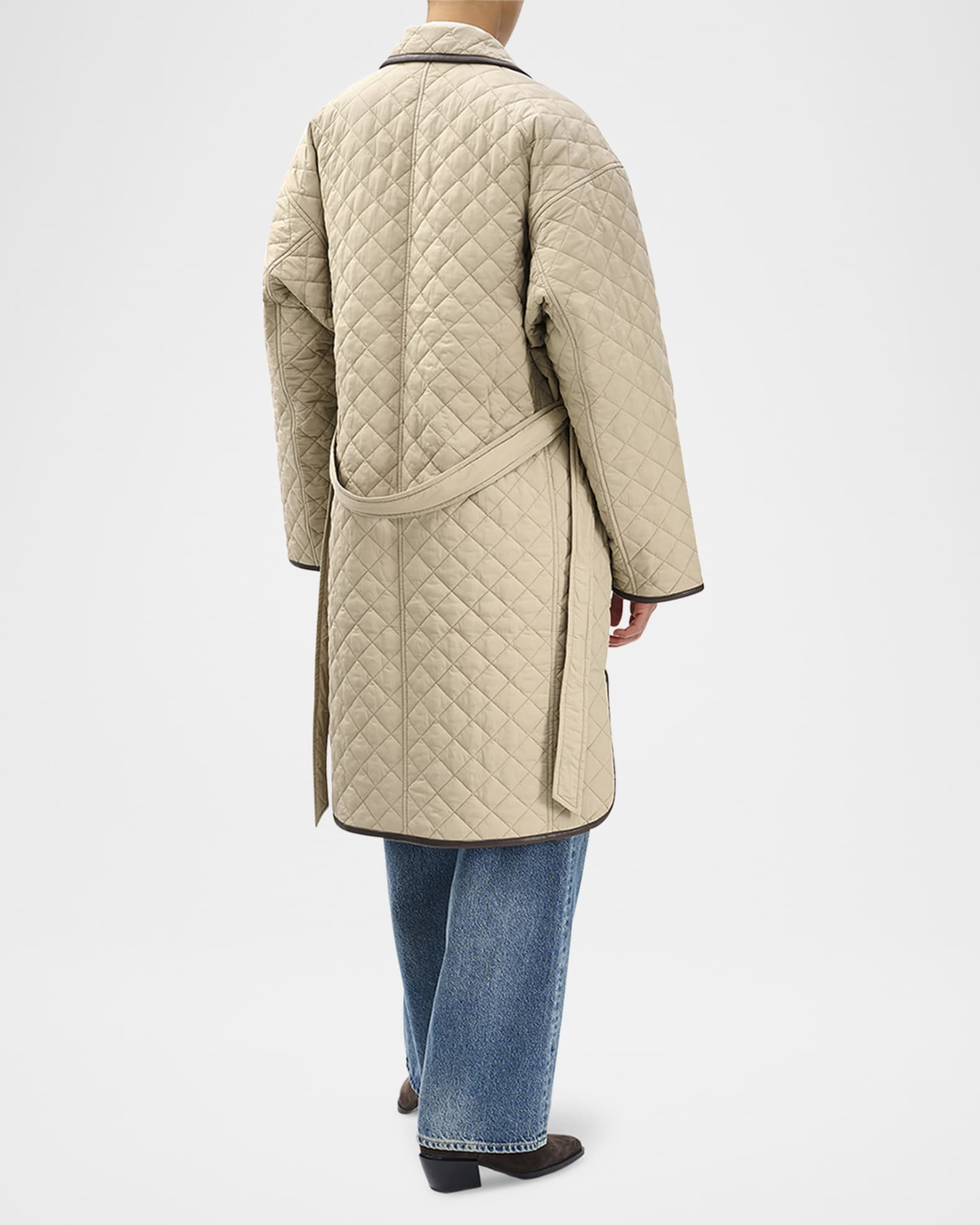 Rag & Bone Kelly Long Quilted Jacket | Neiman Marcus