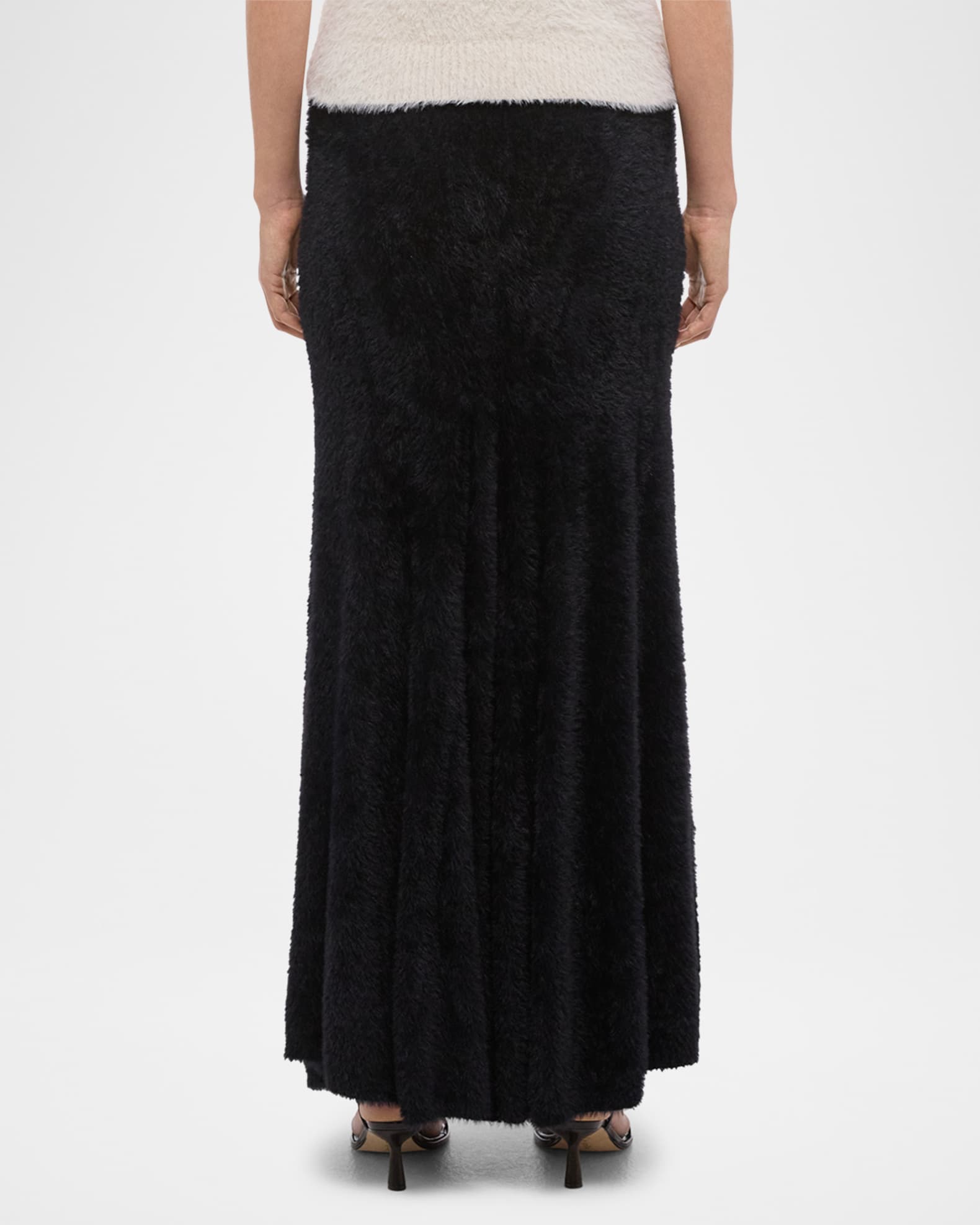 Helmut Lang Eyelash Knit Maxi Skirt | Neiman Marcus