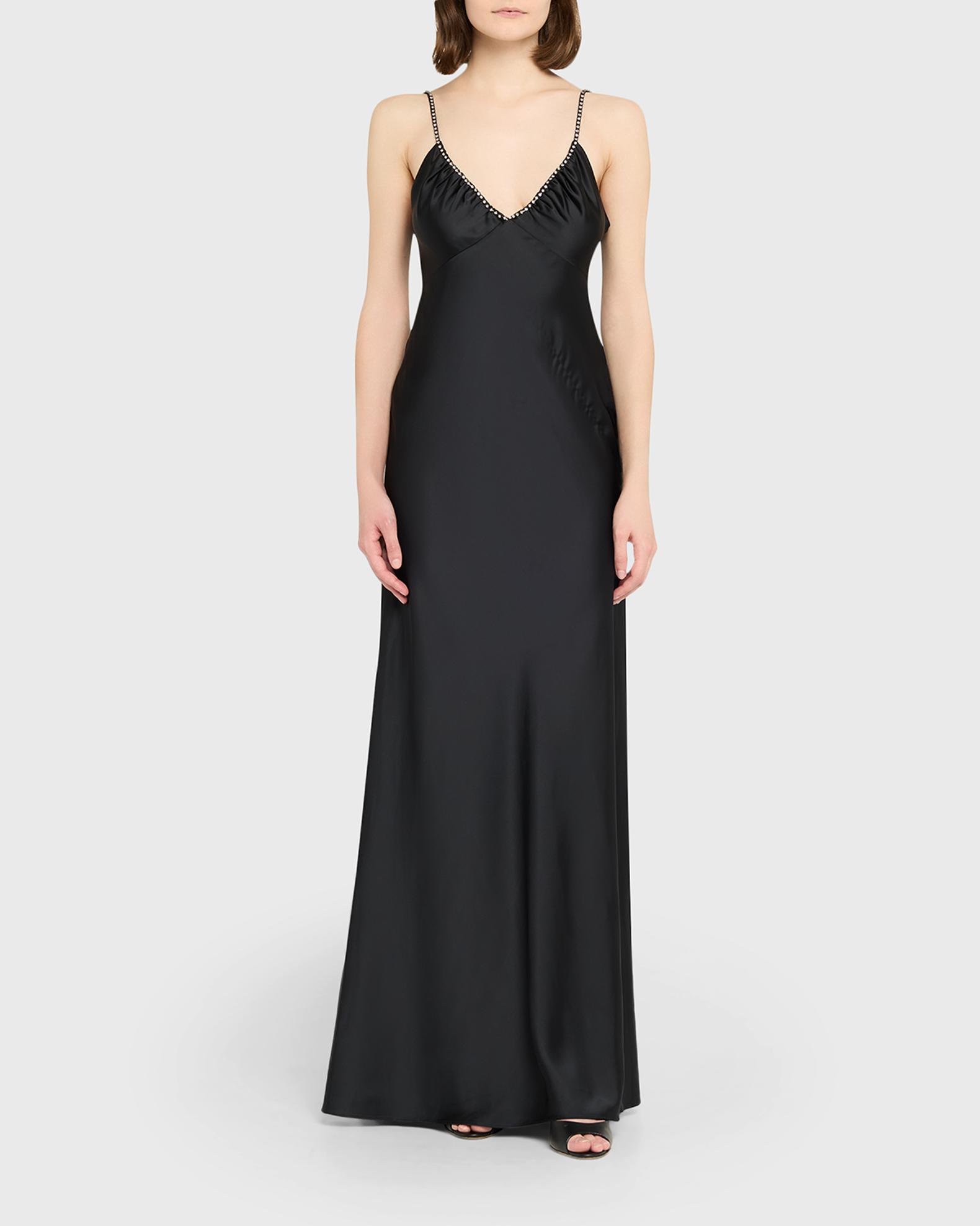 LoveShackFancy Mystara Satin Maxi Dress | Neiman Marcus