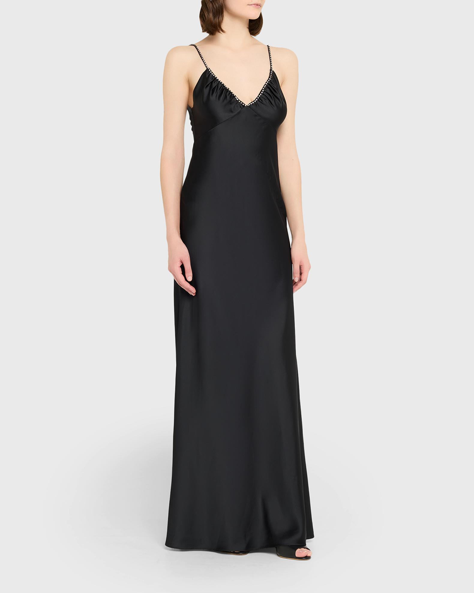 LoveShackFancy Mystara Satin Maxi Dress | Neiman Marcus