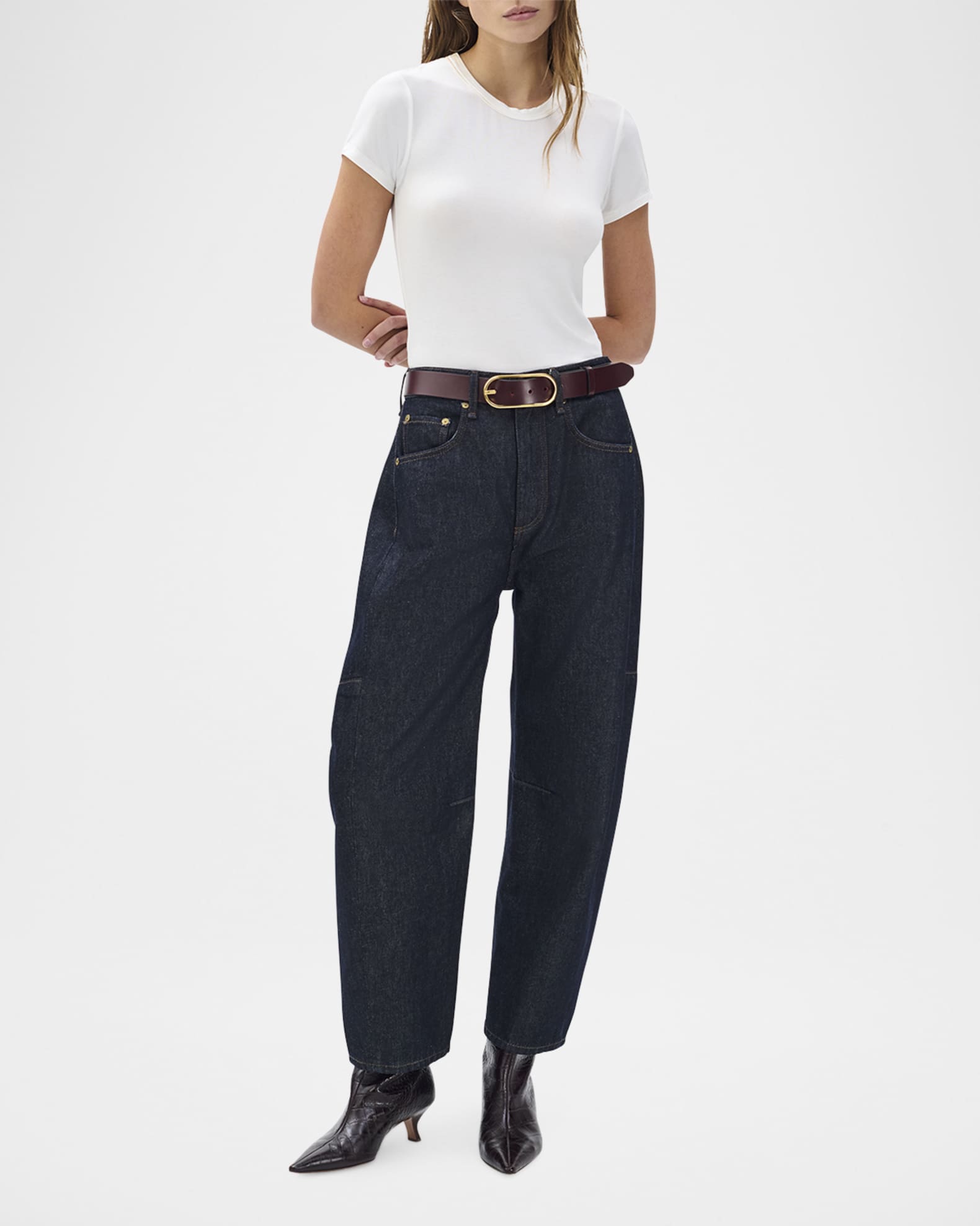 Charlie High-Rise Barrel Jeans