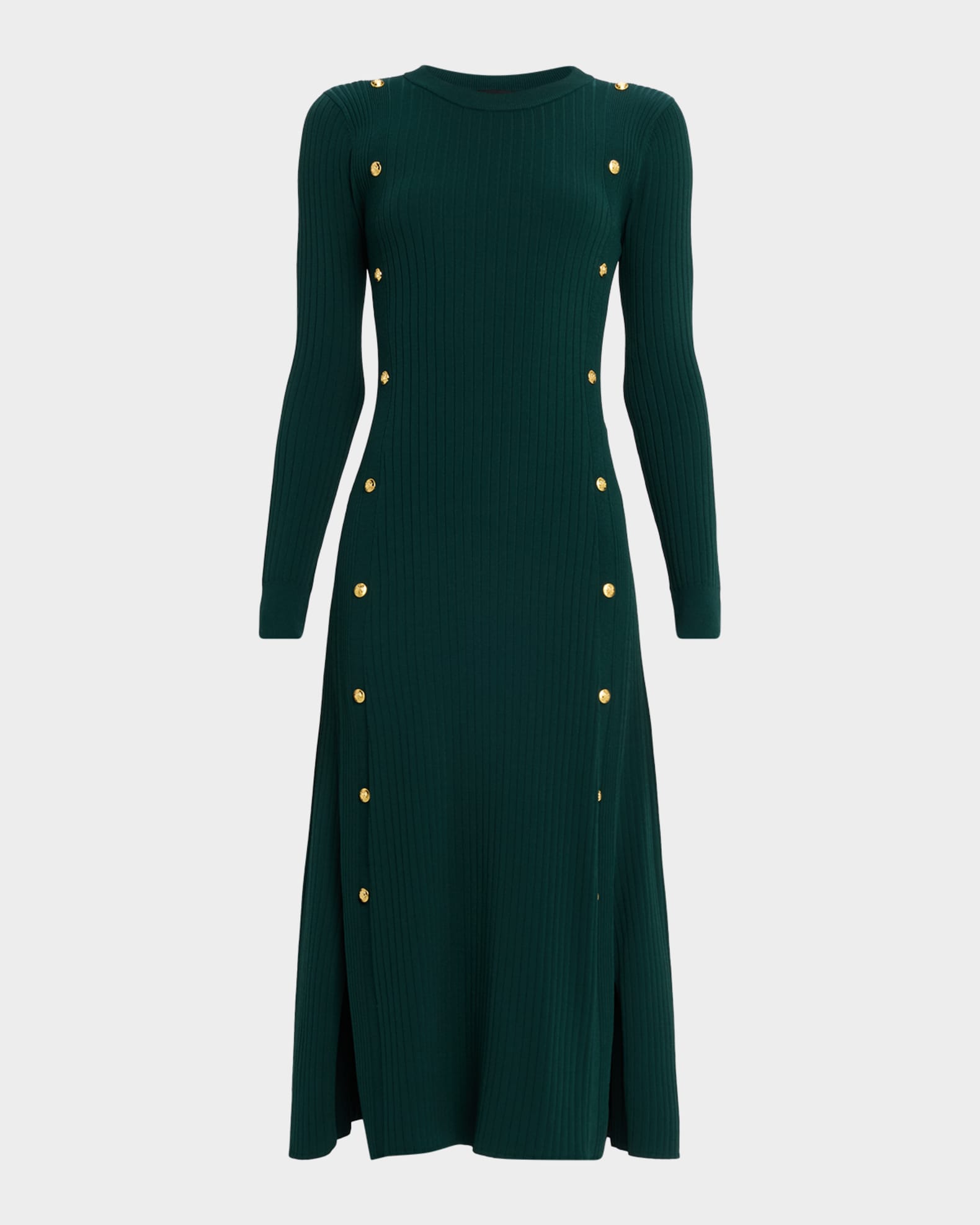 Elie Tahari The Tamara Ribbed Midi Sweater Dress | Neiman Marcus