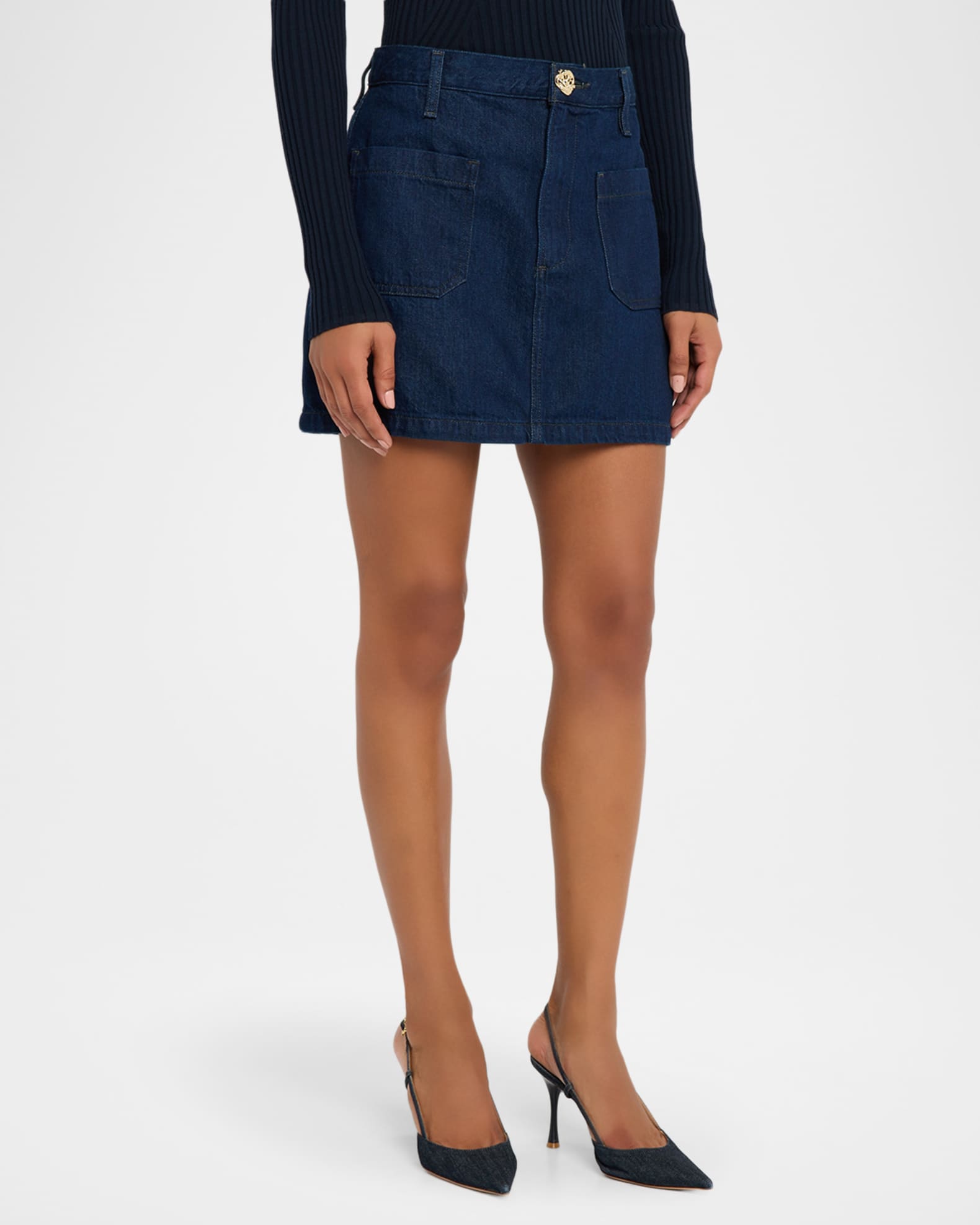 The Mimi Denim Mini Skirt