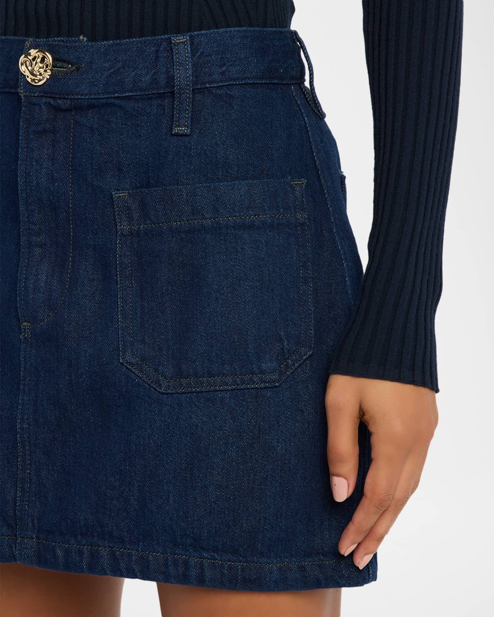 The Mimi Denim Mini Skirt