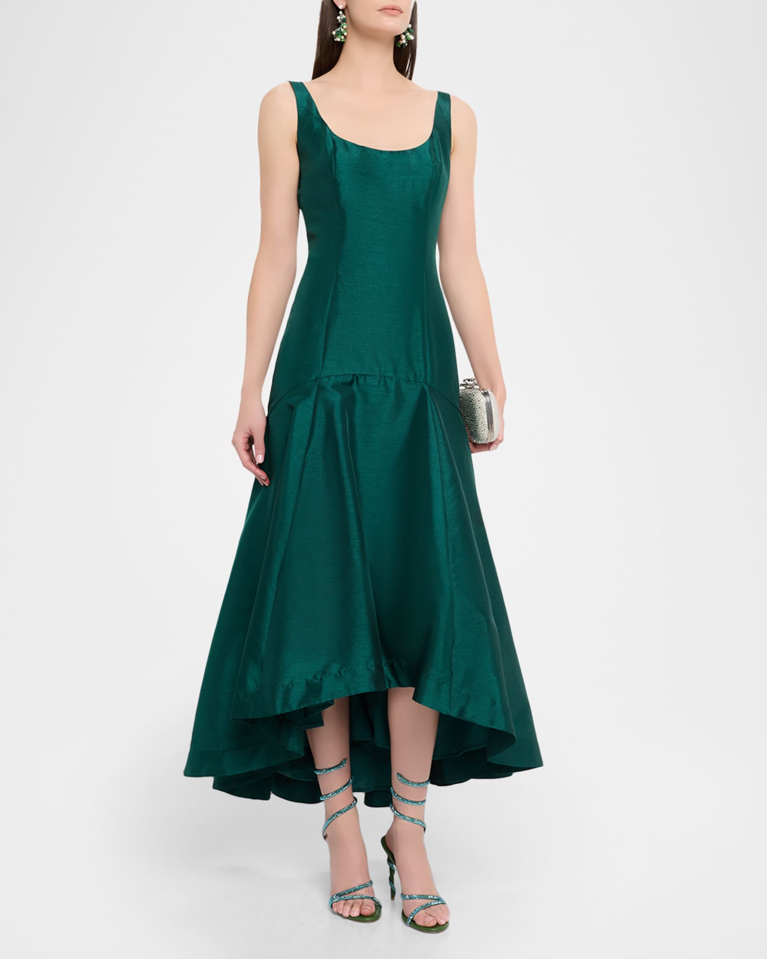 summer wedding guest dress green Hutch- Lumi Dress