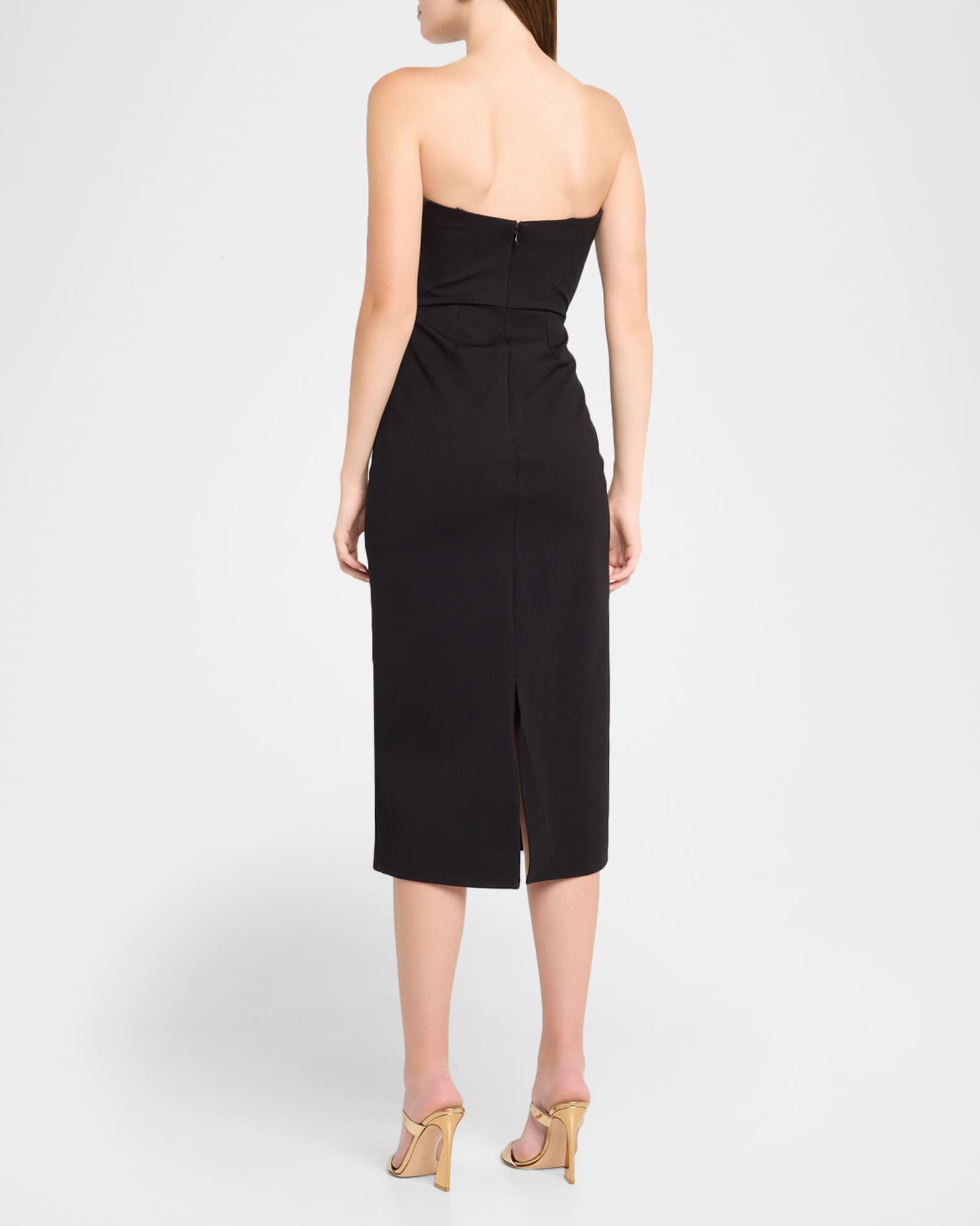 Staud Brooke Midi Dress - Night Iris