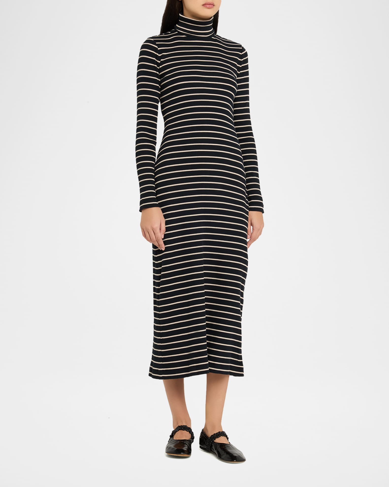 rib knit turtleneck dress Kieran Ribbed Knit Turtleneck Sweater Dress FUCHSIA / M by Sugarlips