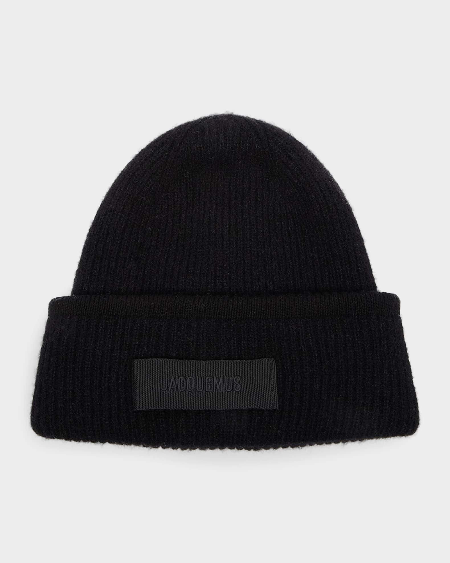 【期間限定値下げ】Jacquemus Gros Grain ビーニー Jacquemus The Grosgrain Logo Beanie | Neiman Marcus