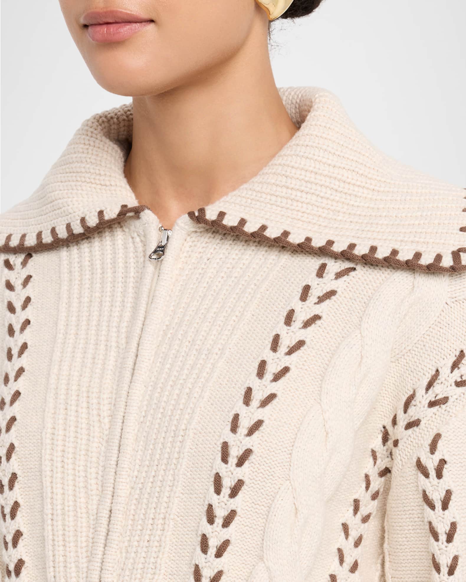 トップス and wander Covered Rip Cardigan3 and wander Covered Rip Cardigan in Nero | SVD