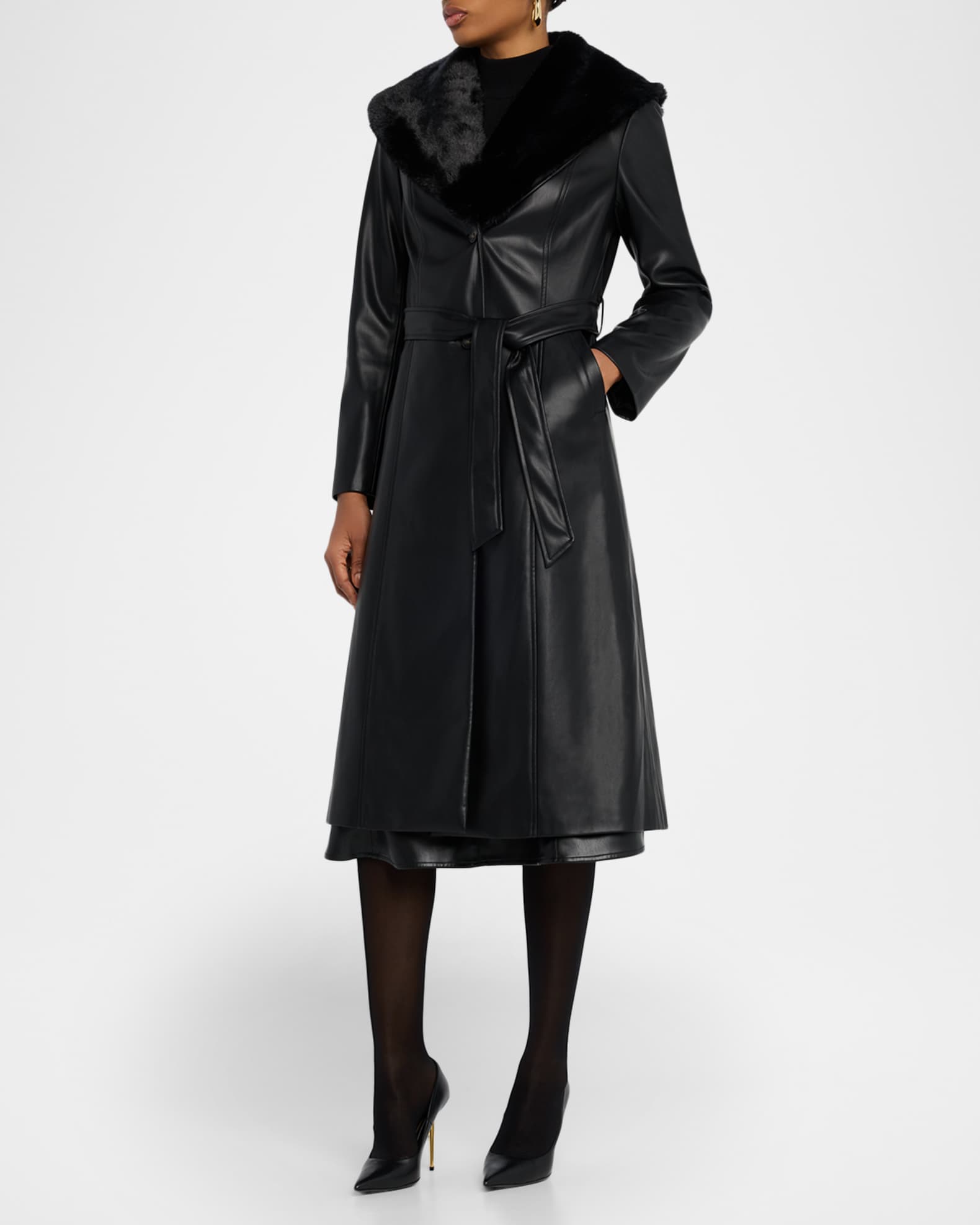 Interesting Info About Tahari Leather Coat