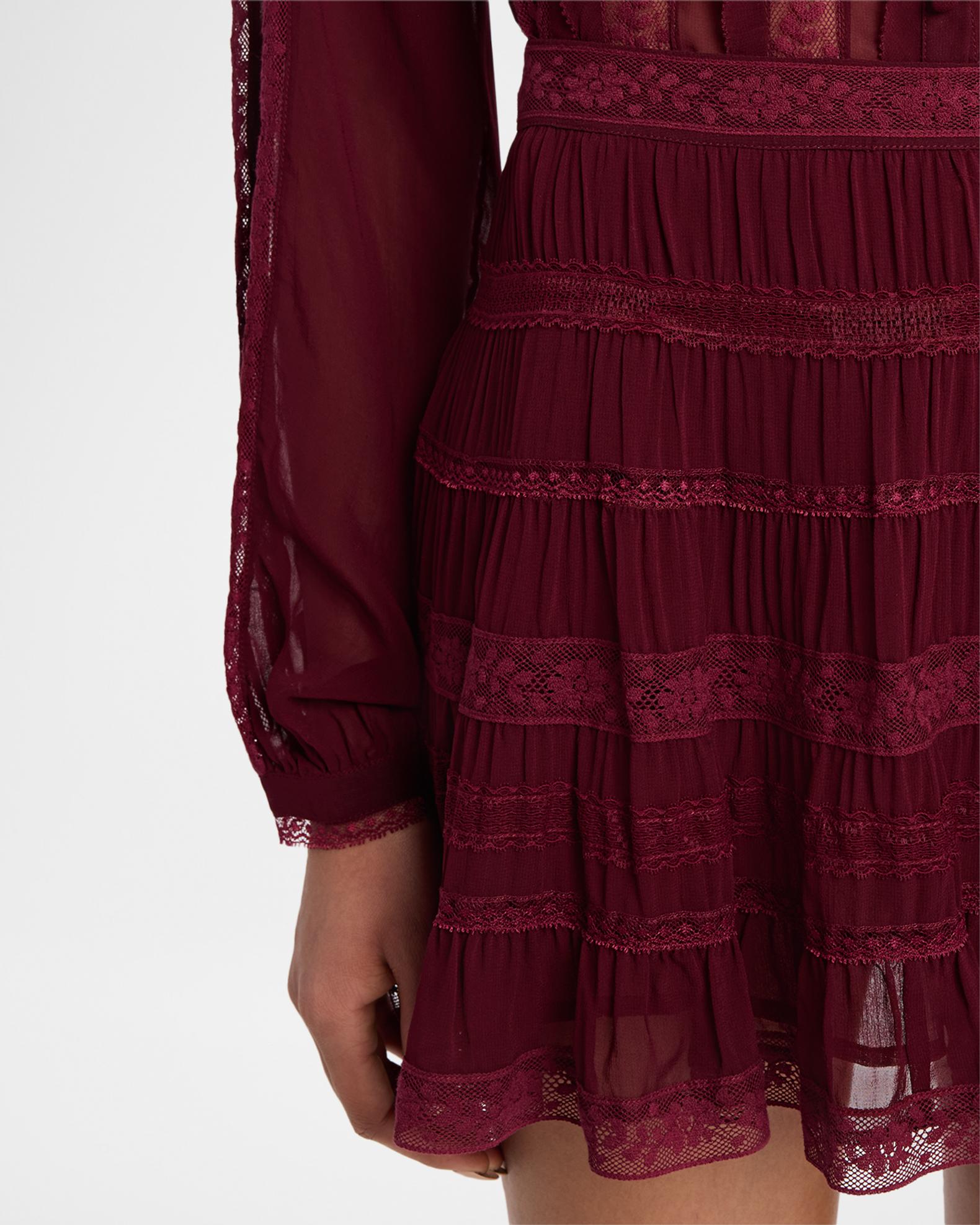 LoveShackFancy Fleetta Lace Mini Skirt | Neiman Marcus