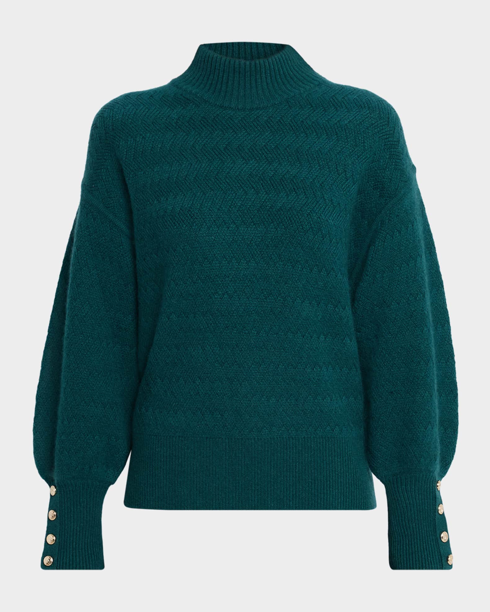 Elie Tahari The Tricia Cashmere Mock-Neck Sweater | Neiman Marcus