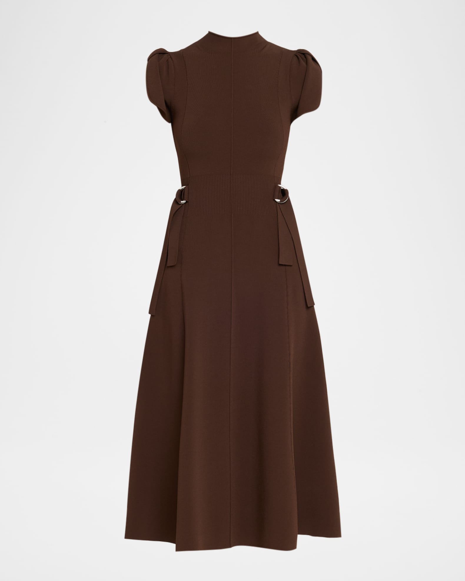 3.1 Phillip Lim★ワンピースドレス0 3.1 Phillip Lim Tulip-Sleeve Compact Rib Midi Dress | Neiman Marcus