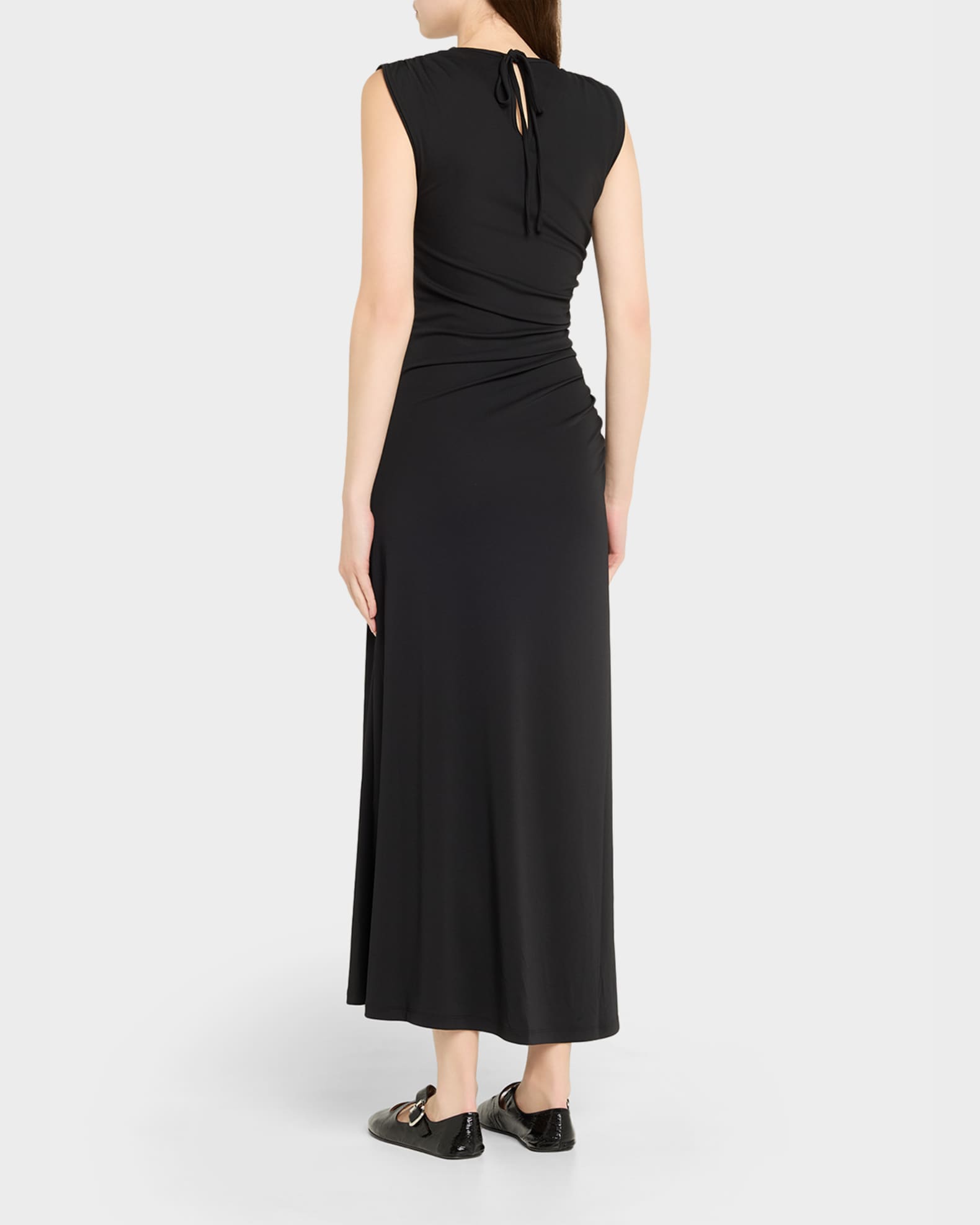 Proenza Schouler White Label Women's Mimi Crpe Jersey Midi-Dress - Black - Size 12