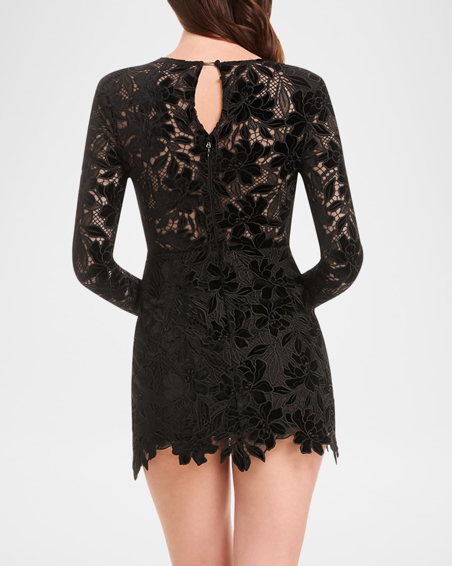 Dress the Population Black Label Stassi Lace Cocktail Mini Dress | Neiman  Marcus