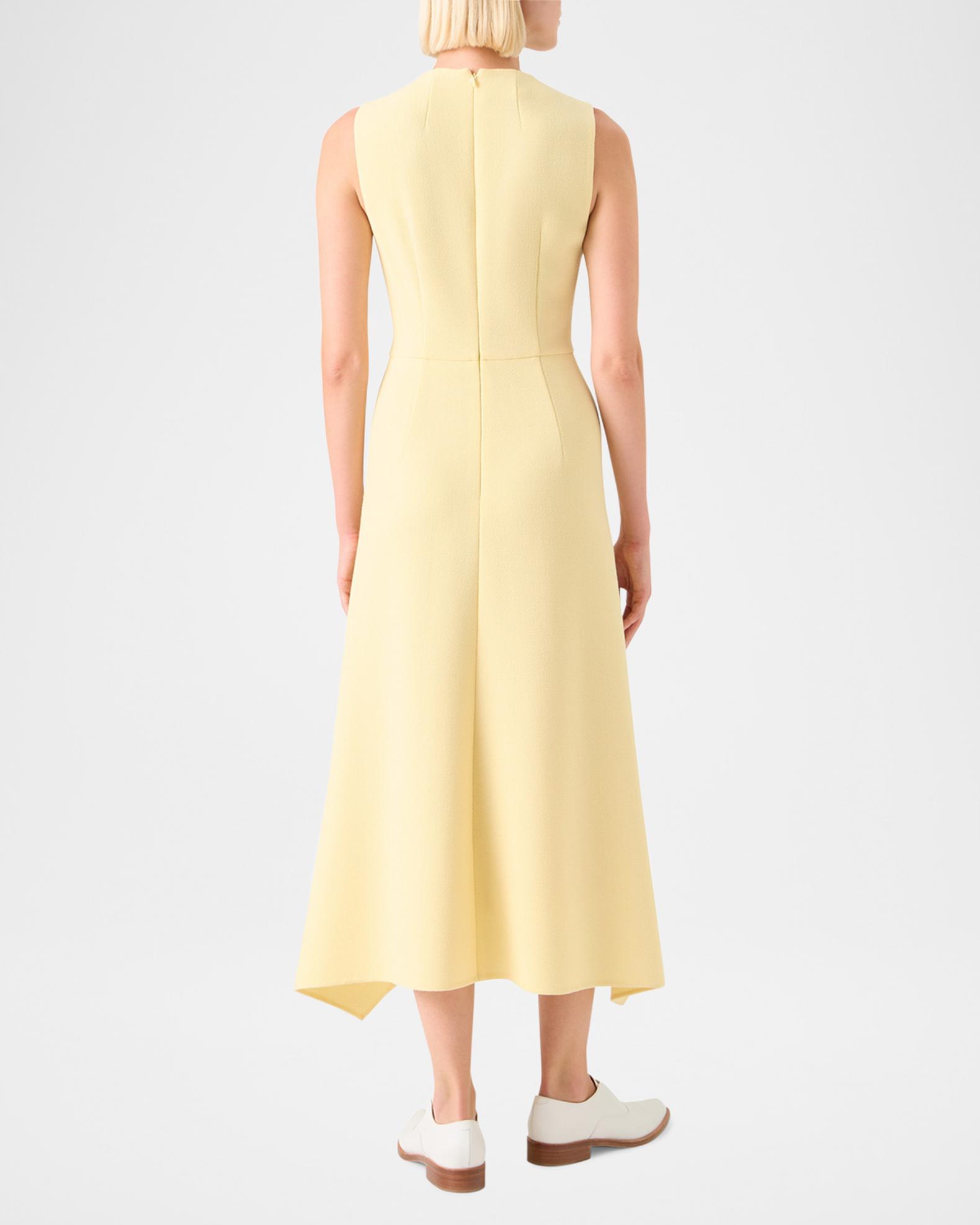 sleeveless fit and flare midi dress Adrianna Papell Sleeveless Mikado Fit And Flare Midi Dress With V-Back