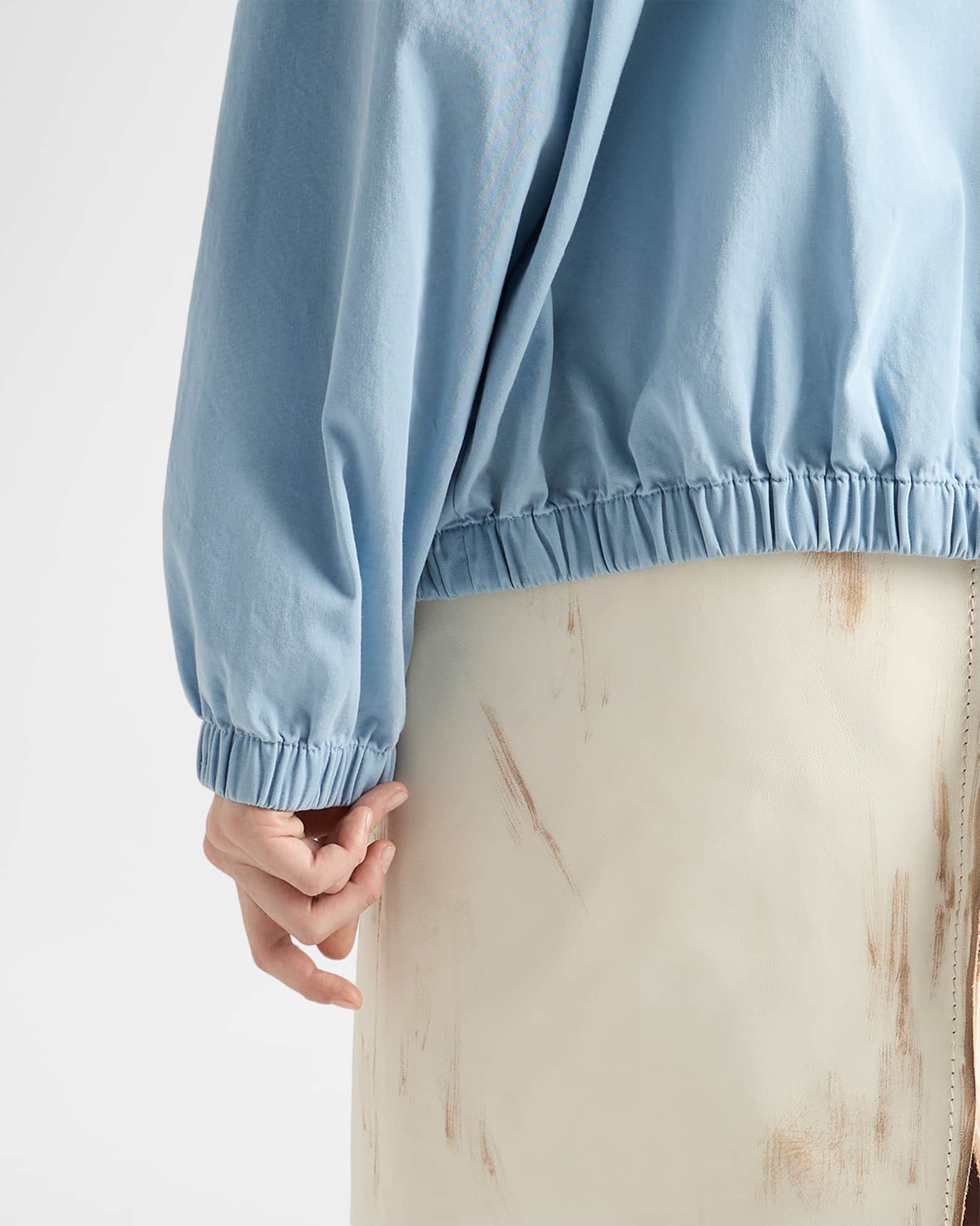 Prada Old Gabardine Blouson Jacket | Neiman Marcus