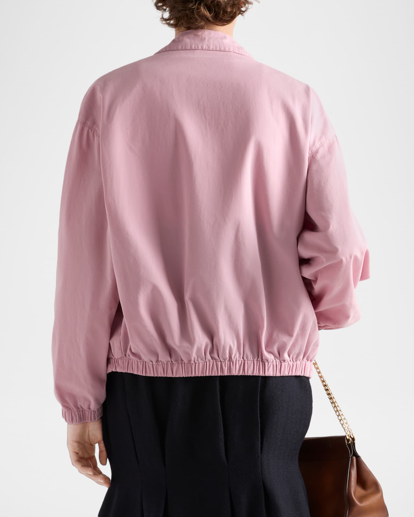 Prada Old Gabardine Blouson Jacket | Neiman Marcus