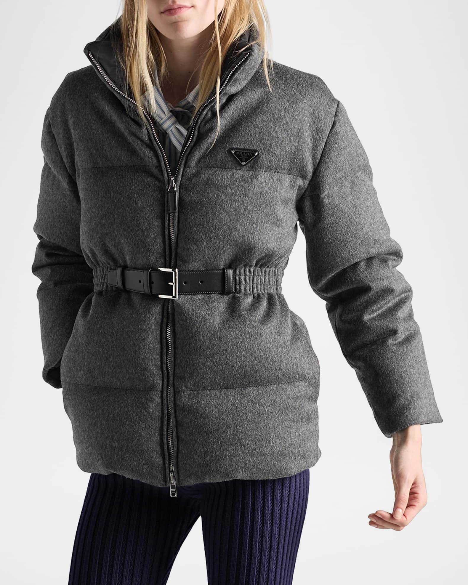 Prada Loden Down Jacket | Neiman Marcus