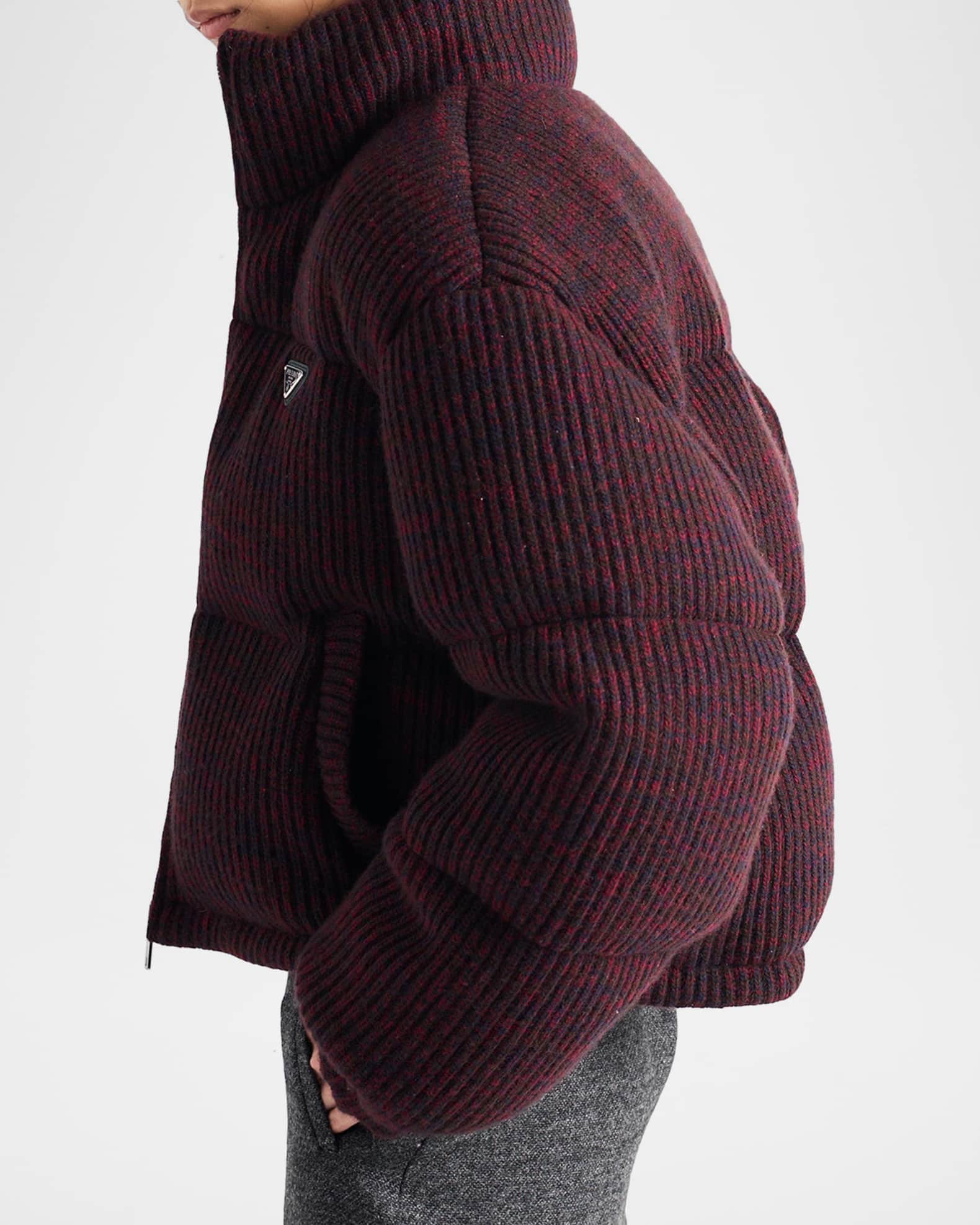 Prada Cashmere and Wool Down Jacket | Neiman Marcus