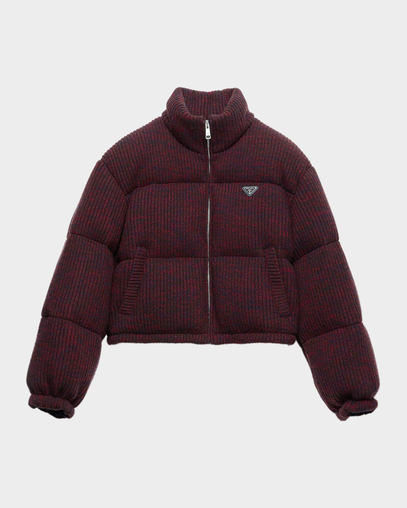 Prada Cashmere and Wool Down Jacket | Neiman Marcus