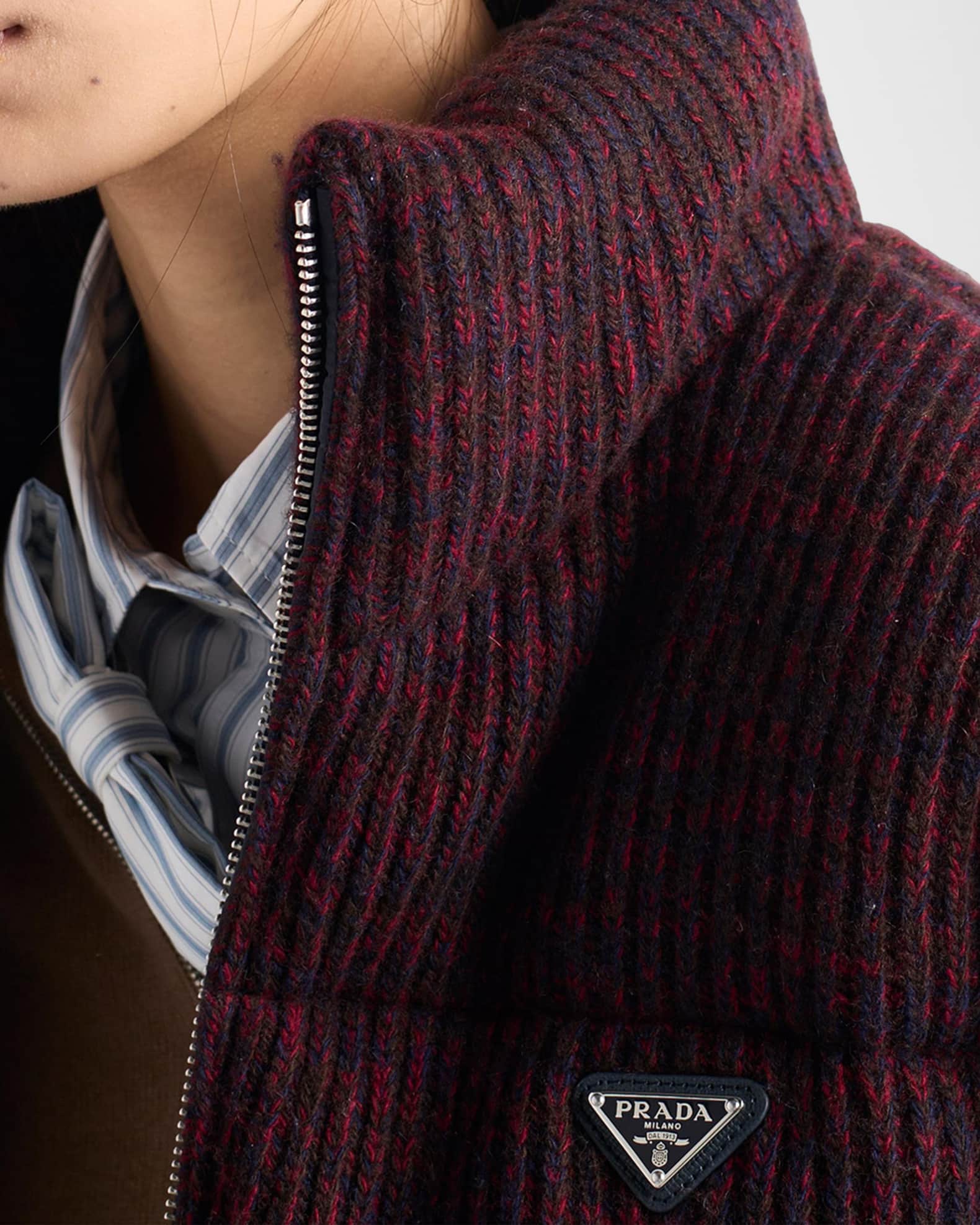Prada Cashmere and Wool Down Jacket | Neiman Marcus