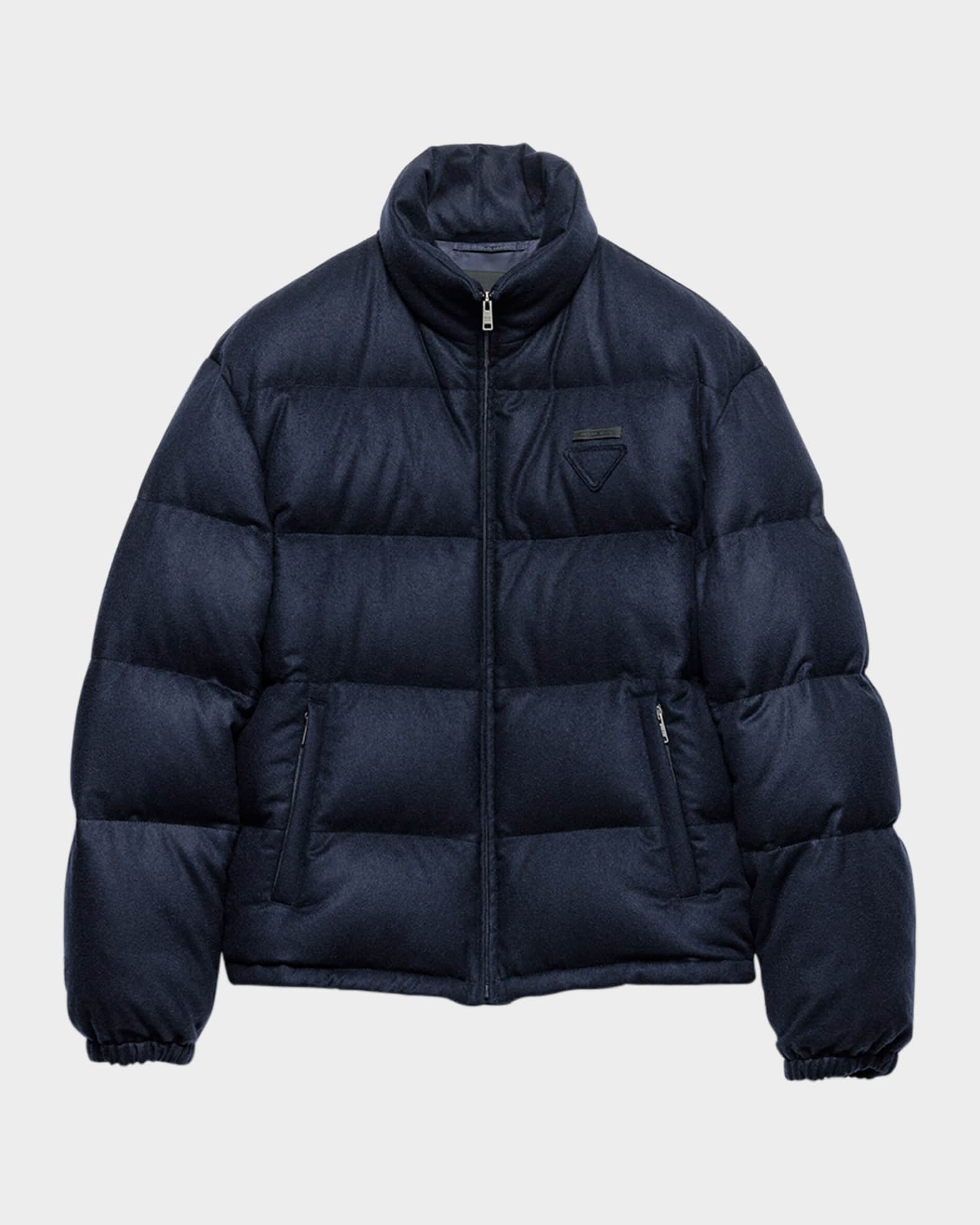 ダウンジャケット・コート Prada Black cashmere blend down jacket 21483695_51413889_600.jpg