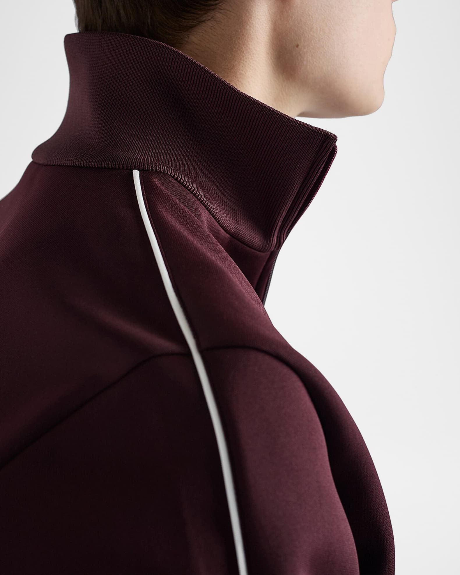 Prada Men's Technical Fabric Zip Track Jacket | Neiman Marcus