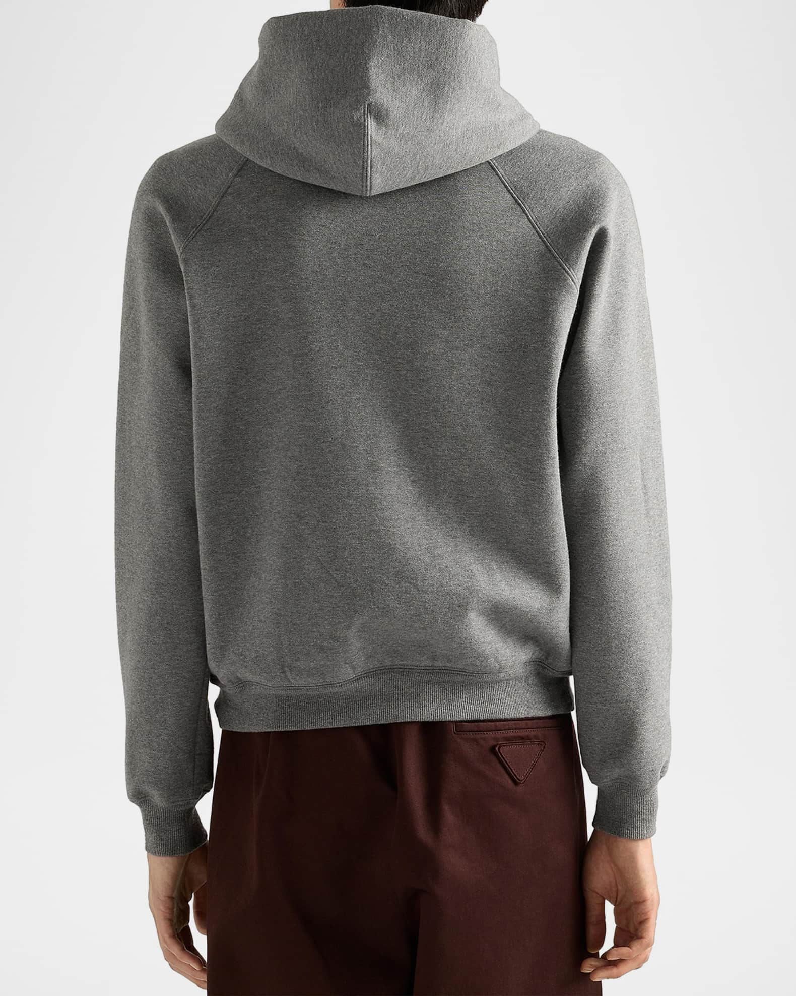 Prada Men's Cashmere Zip Hoodie | Neiman Marcus