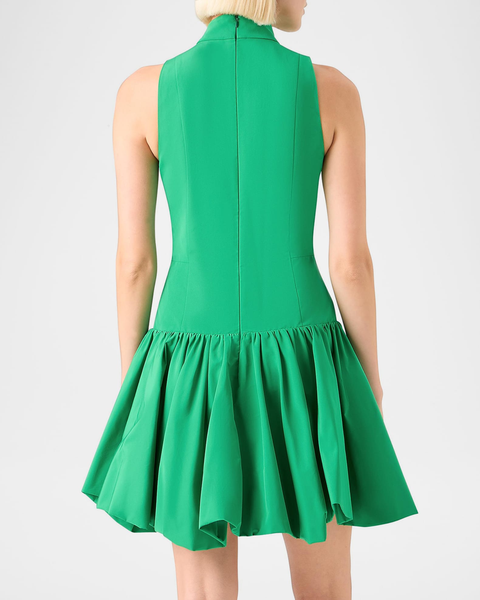 green emerald velvet dress Beverly Bubble Dress ~ Key Lime Light Taffeta – Show Me Your Mumu