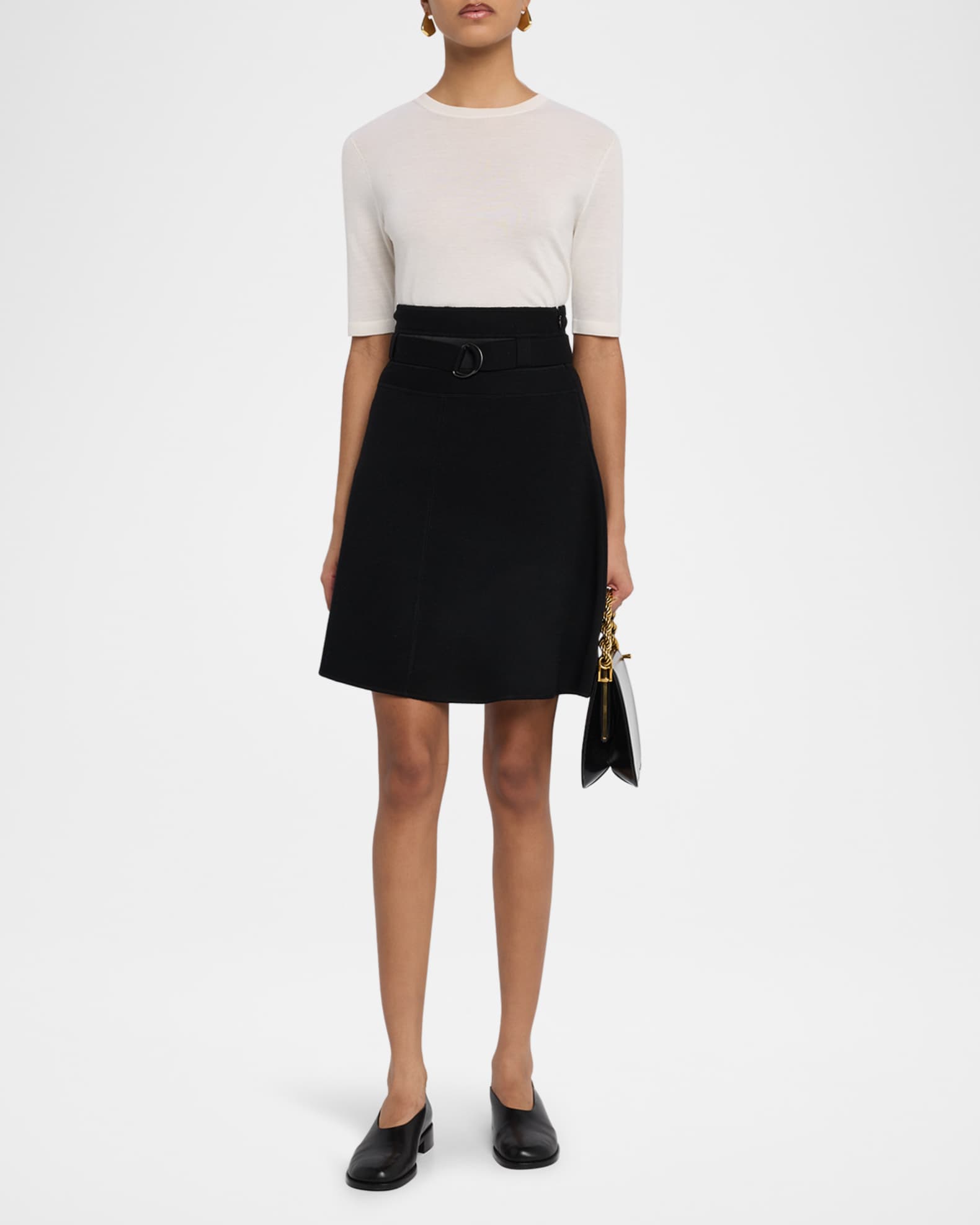 Women's Lands' End Plaid Below the Knee A-line Skirt