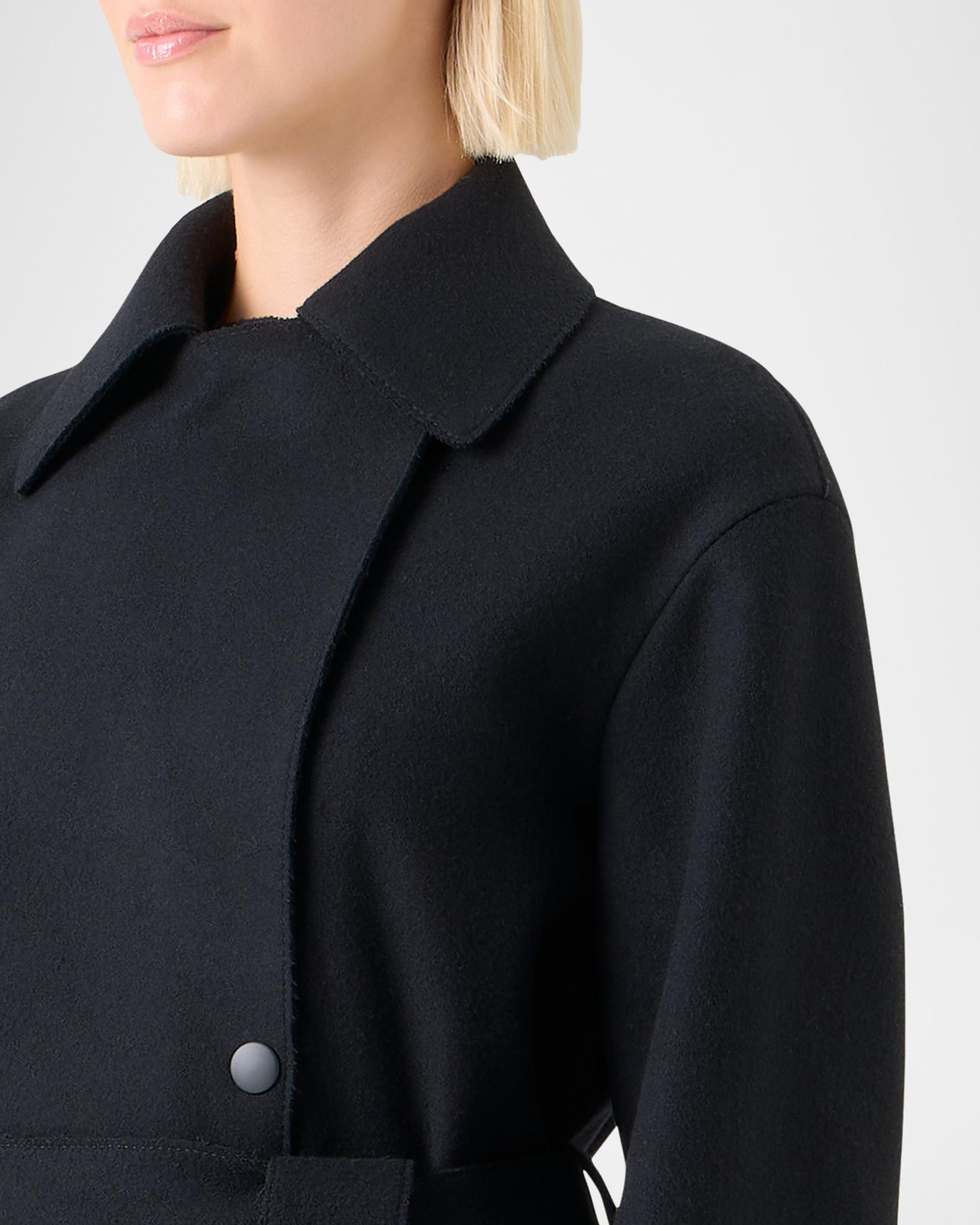 Akris punto Fringed Wool Belted Maxi Trench Coat | Neiman Marcus