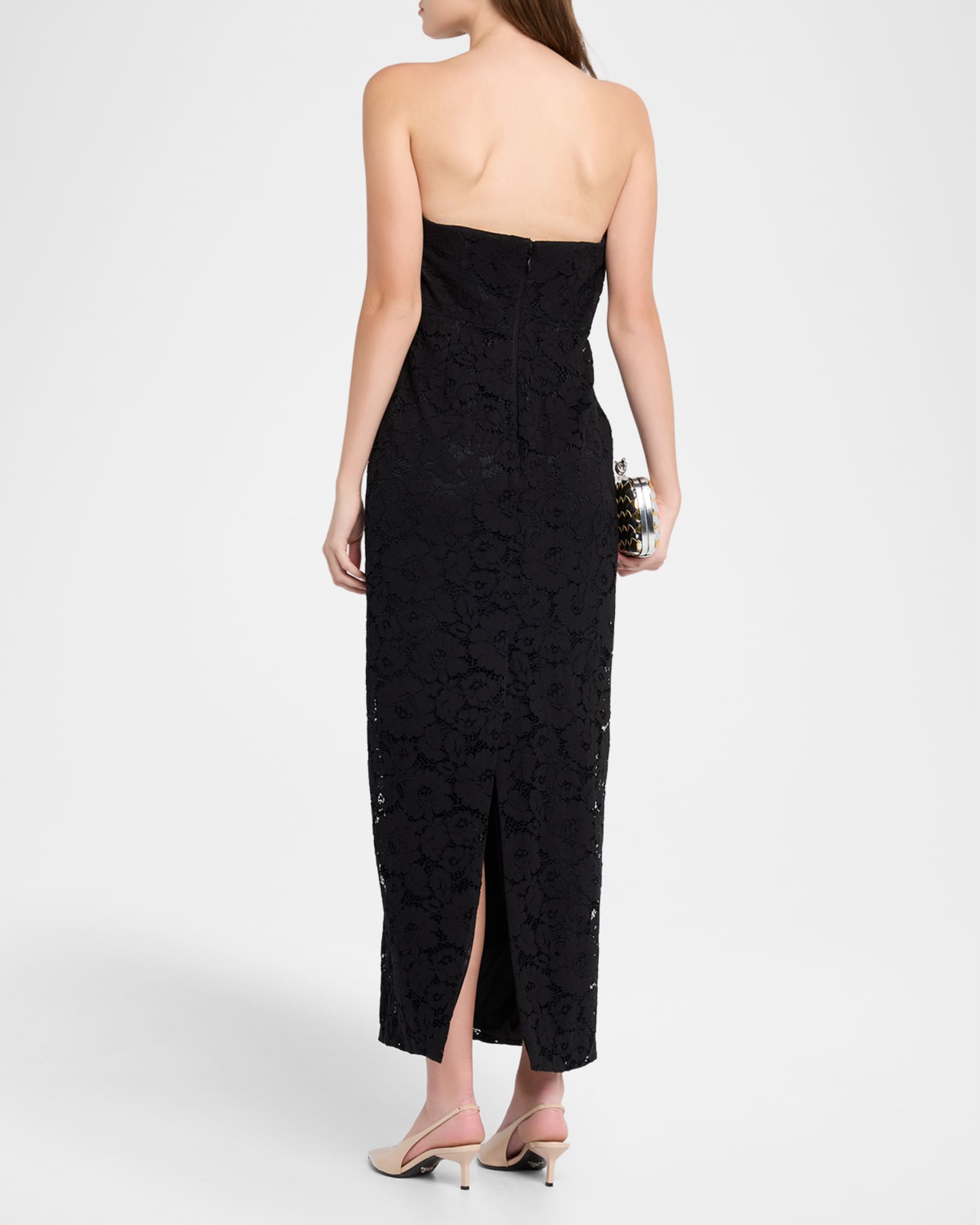 Milly Womens Dolores Lace Embroidered Dress, 2, Black, Women's
