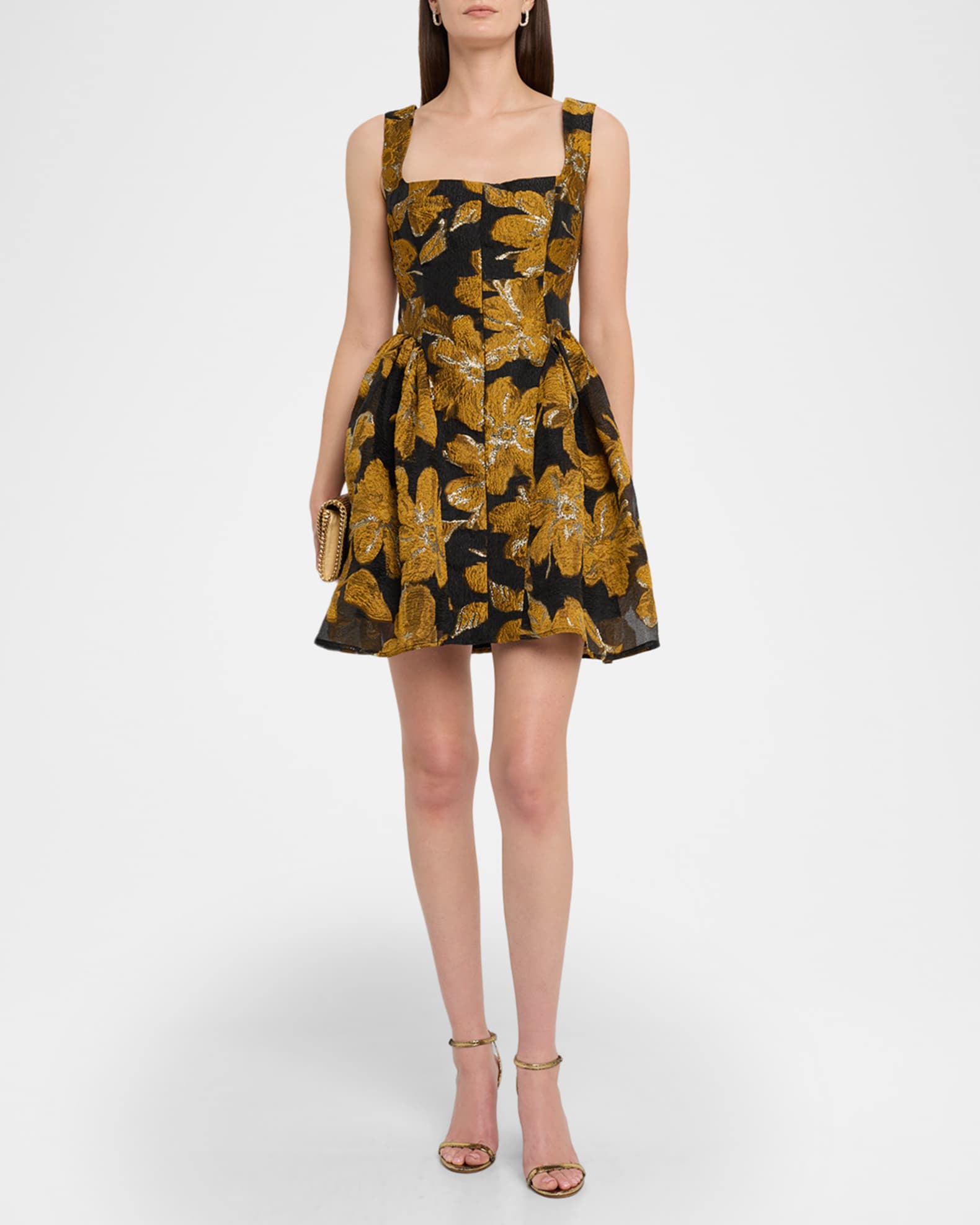 green emerald velvet dress Milly Simone Strapless Midi Dress main image 0