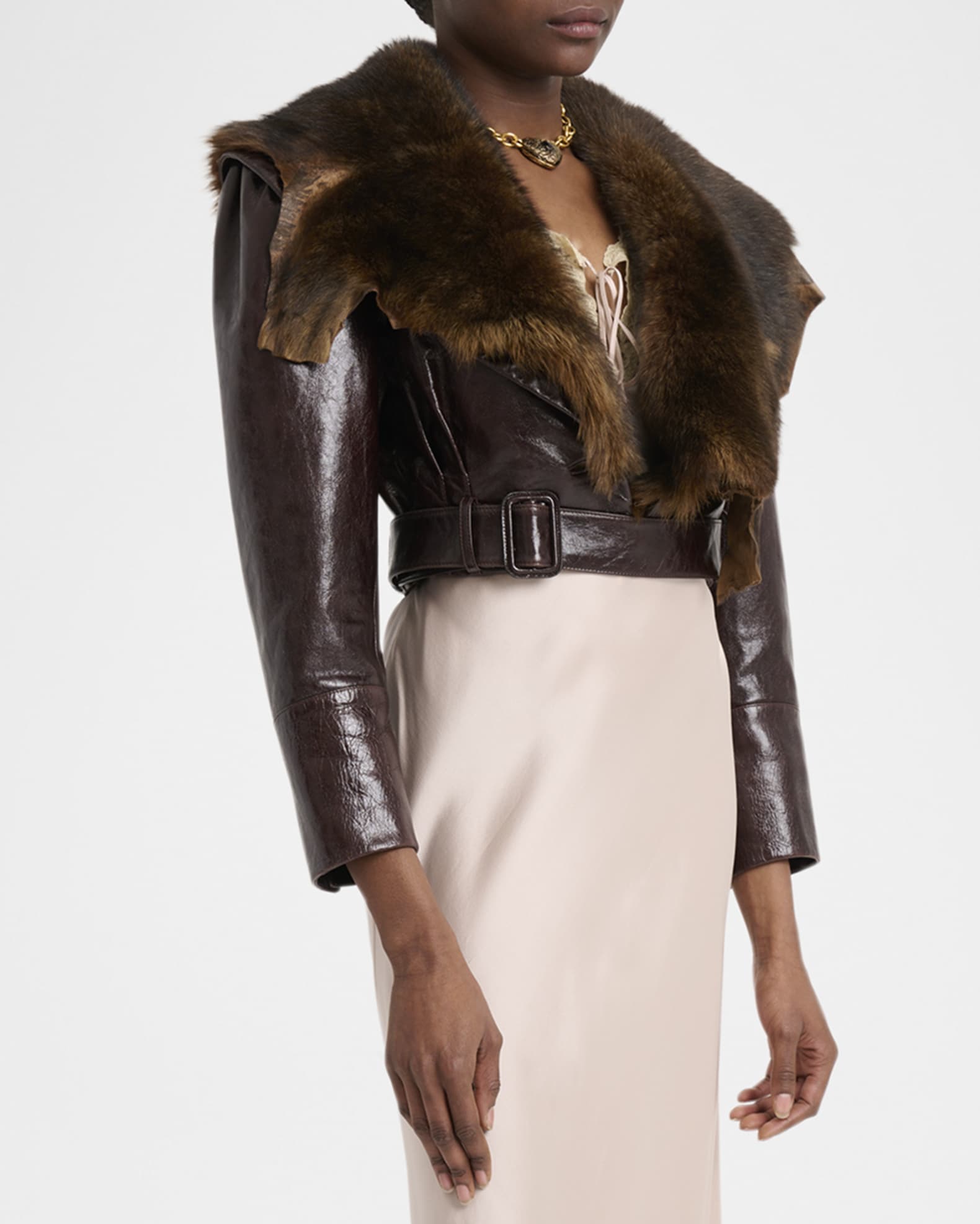 ジャケット・アウター chloe Chloé zip-up Cropped Bomber Jacket | Pink | FARFETCH